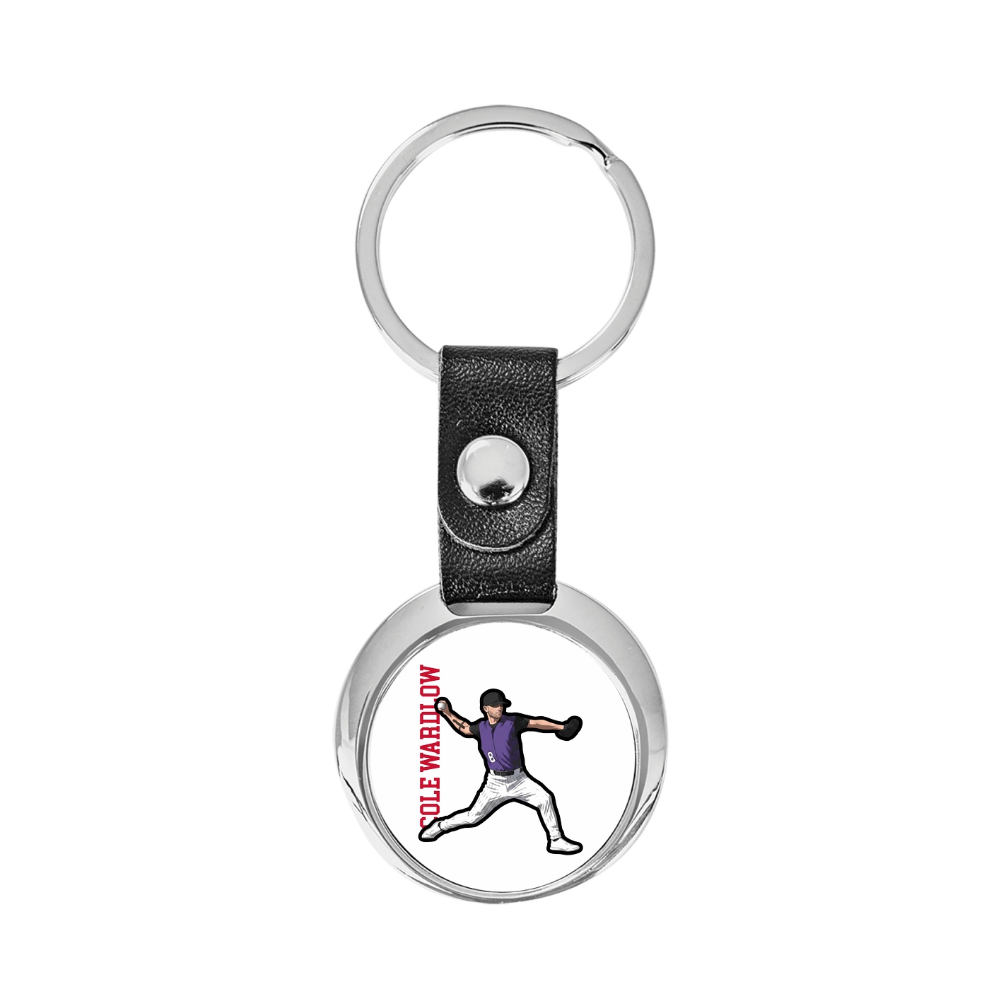 Key Chain — Name Vertical in Classic