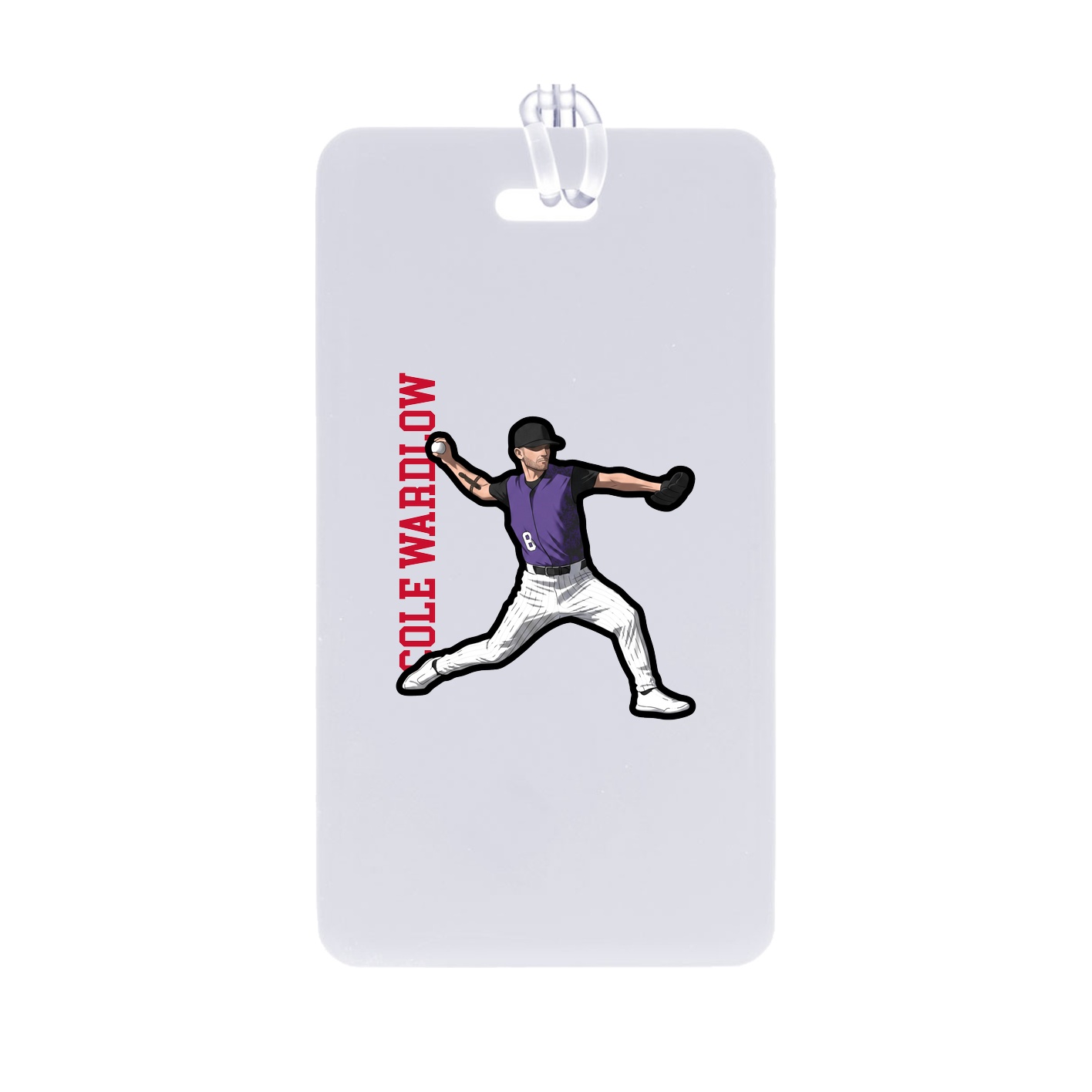 Bag Tag — Name Vertical in Classic