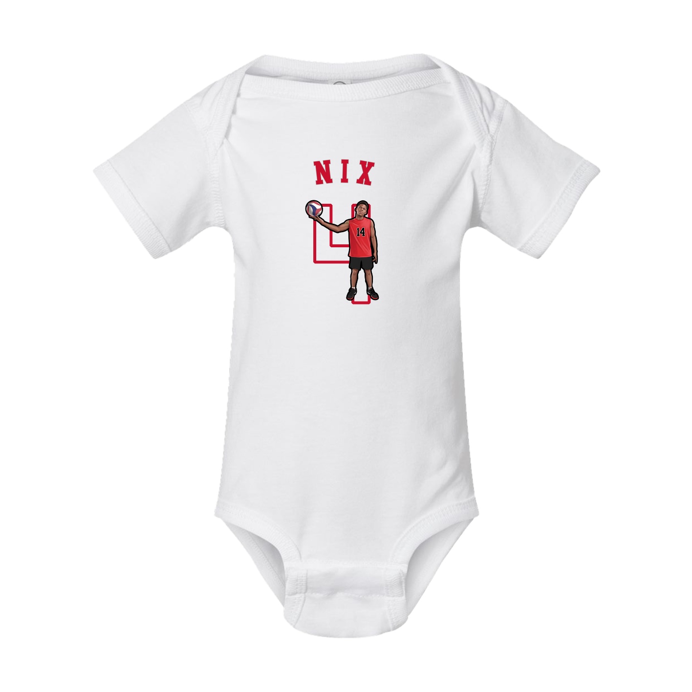 Baby Onesie — Shirsey Arch in White