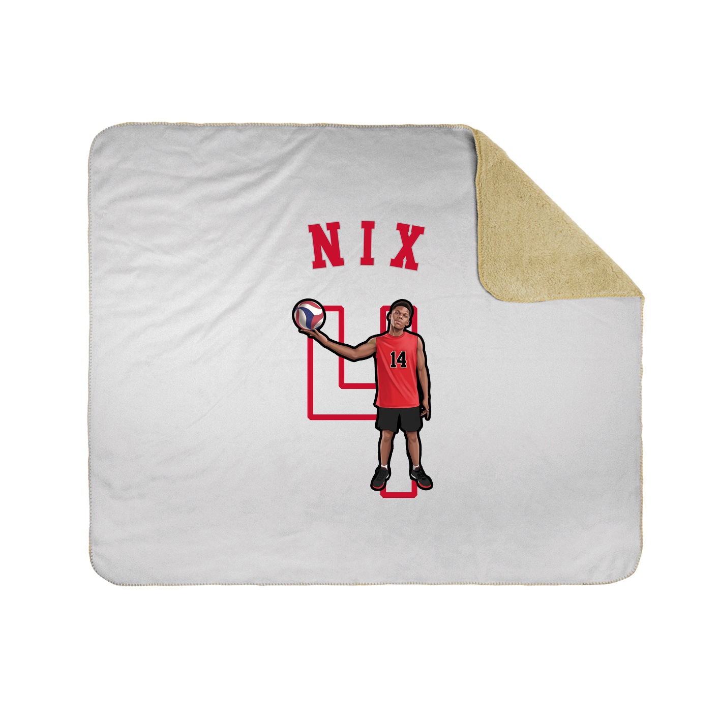 Throw Blanket — Shirsey Arch in White