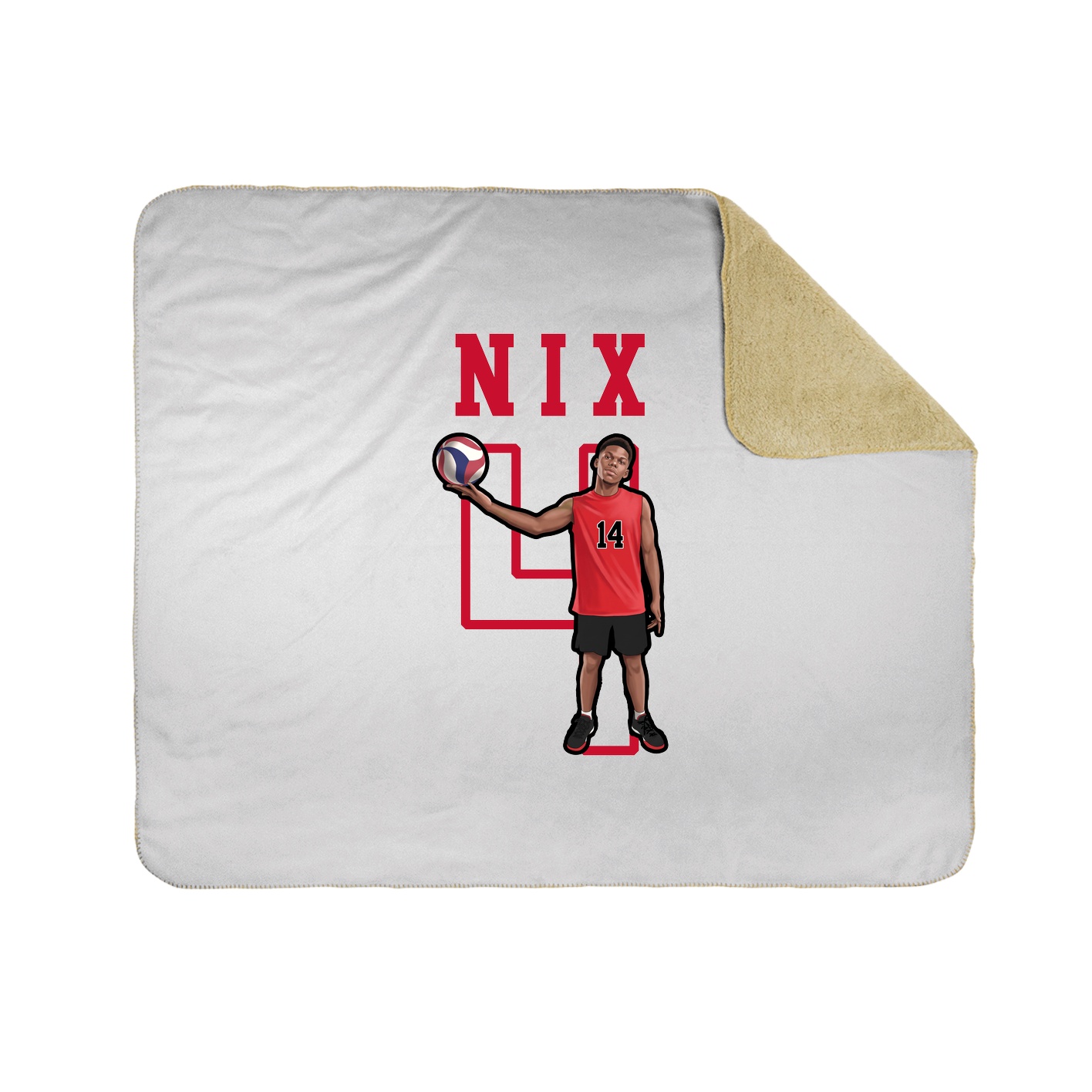 Throw Blanket — Shirsey in White