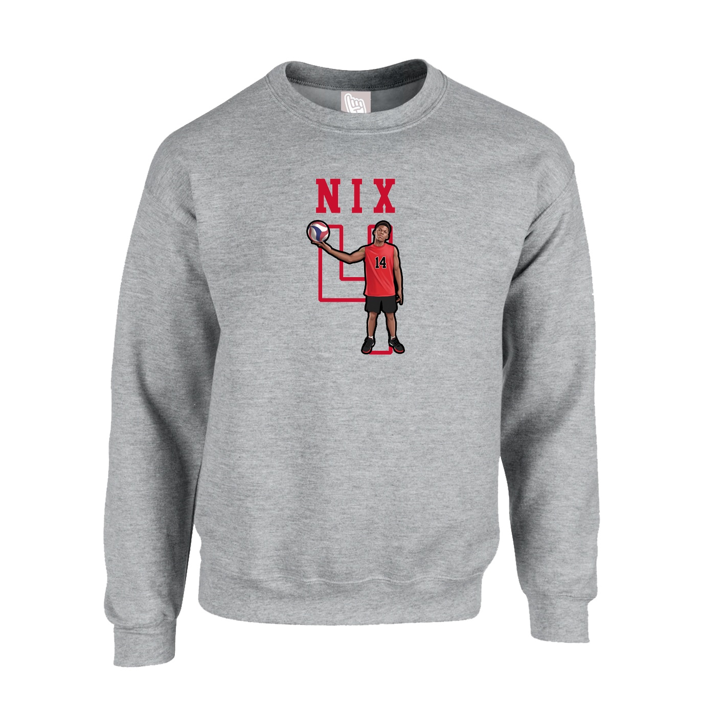 Fleece Crew — Shirsey in Grey
