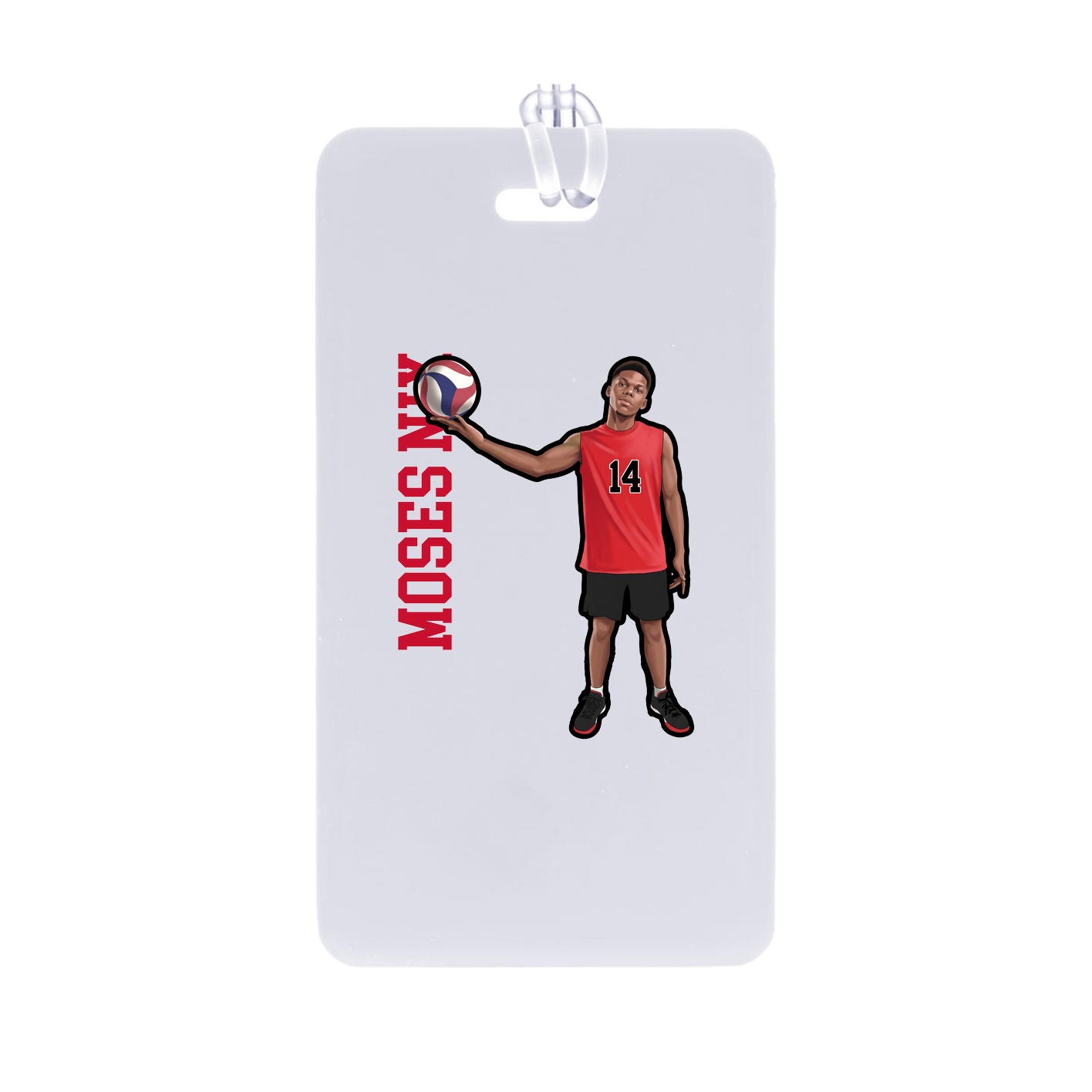 Bag Tag — Name Vertical in Classic