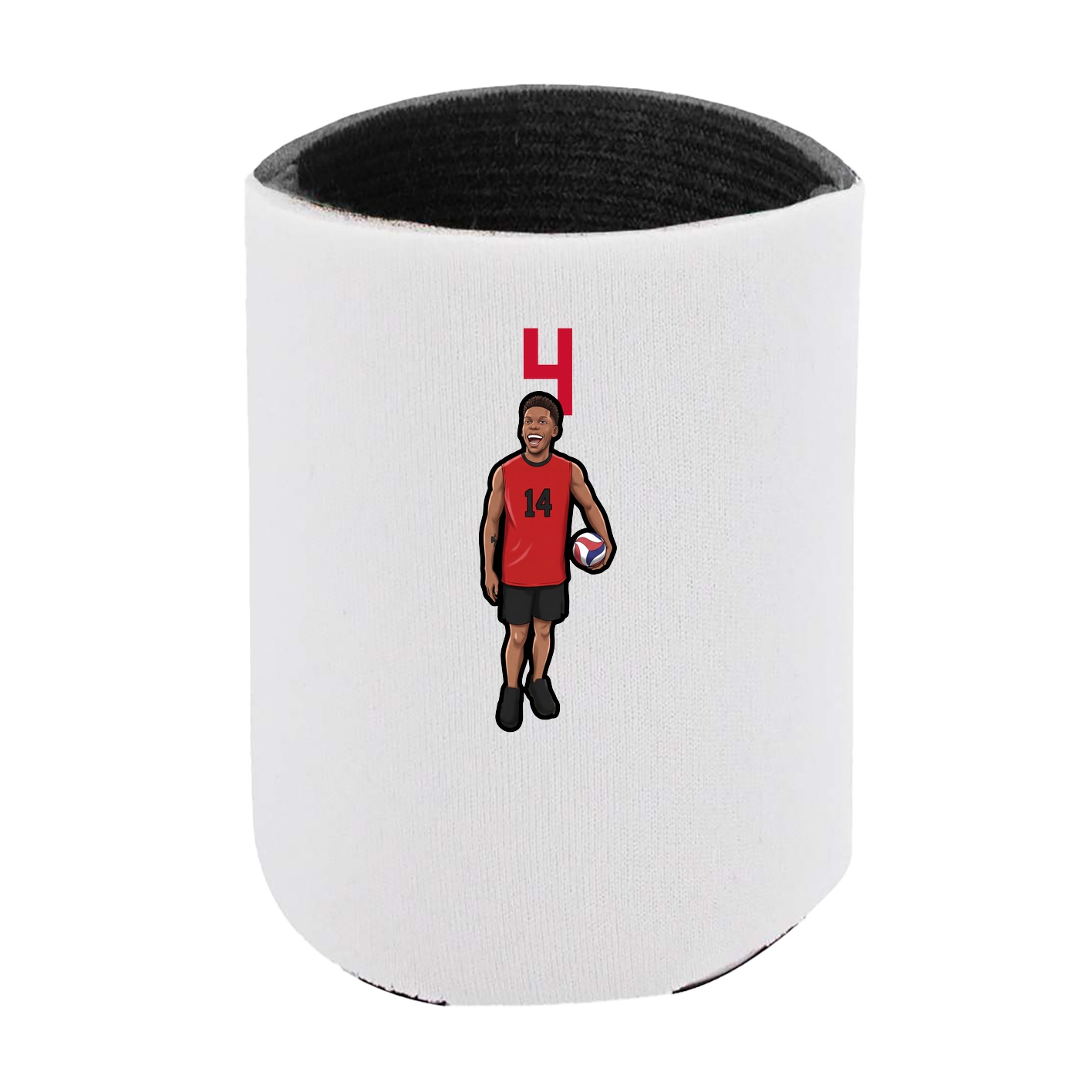 Can Holder — Number Top in White