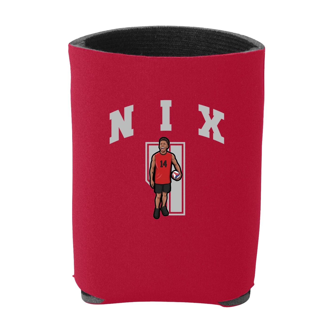 Can Holder — Number in Red