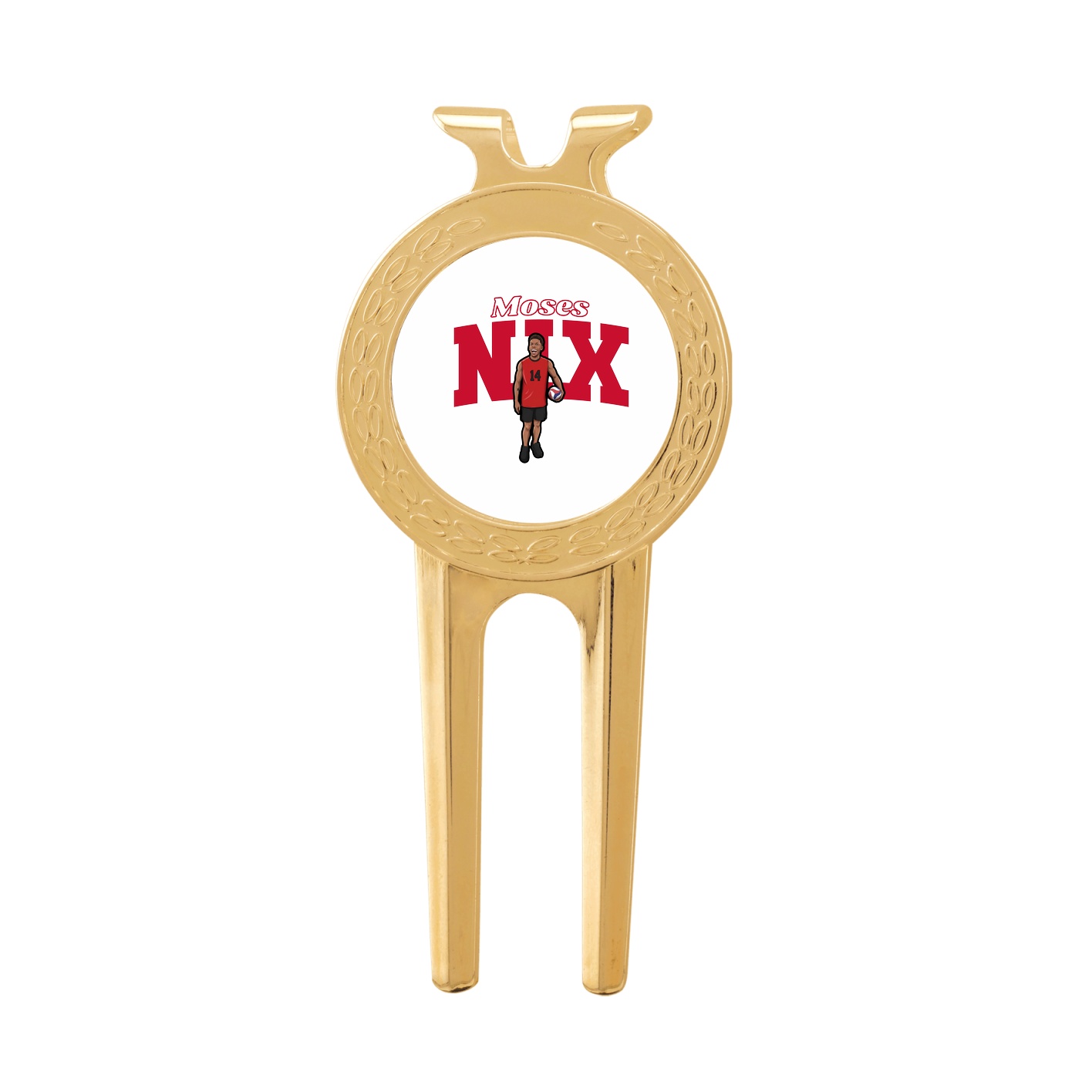 Divot Tool with Ball Marker — Name Arch in Classic
