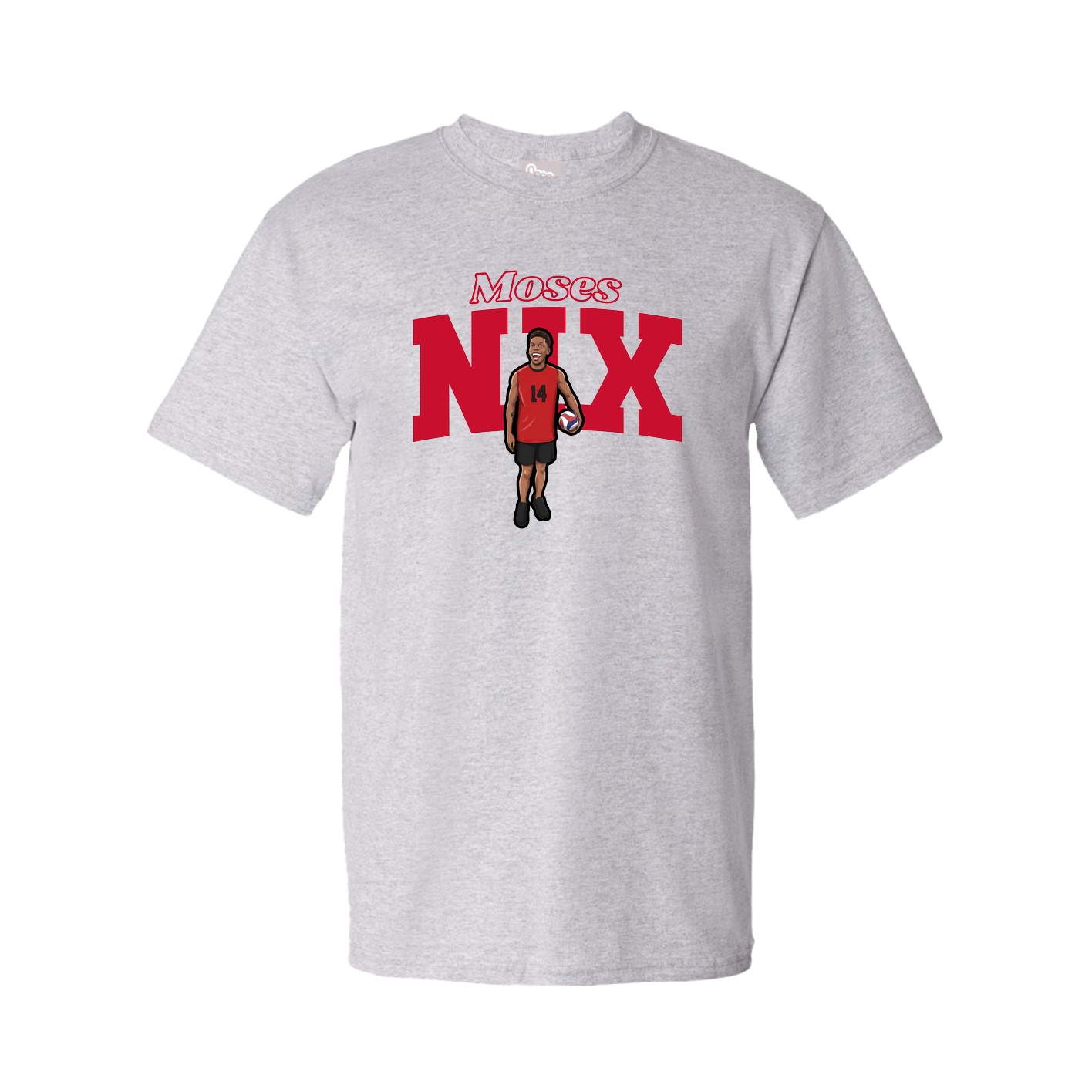 Tee — Name Arch in Grey