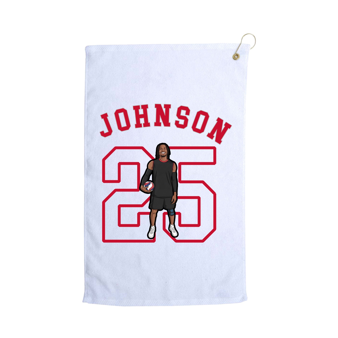 Golf Towel — Shirsey Arch in White