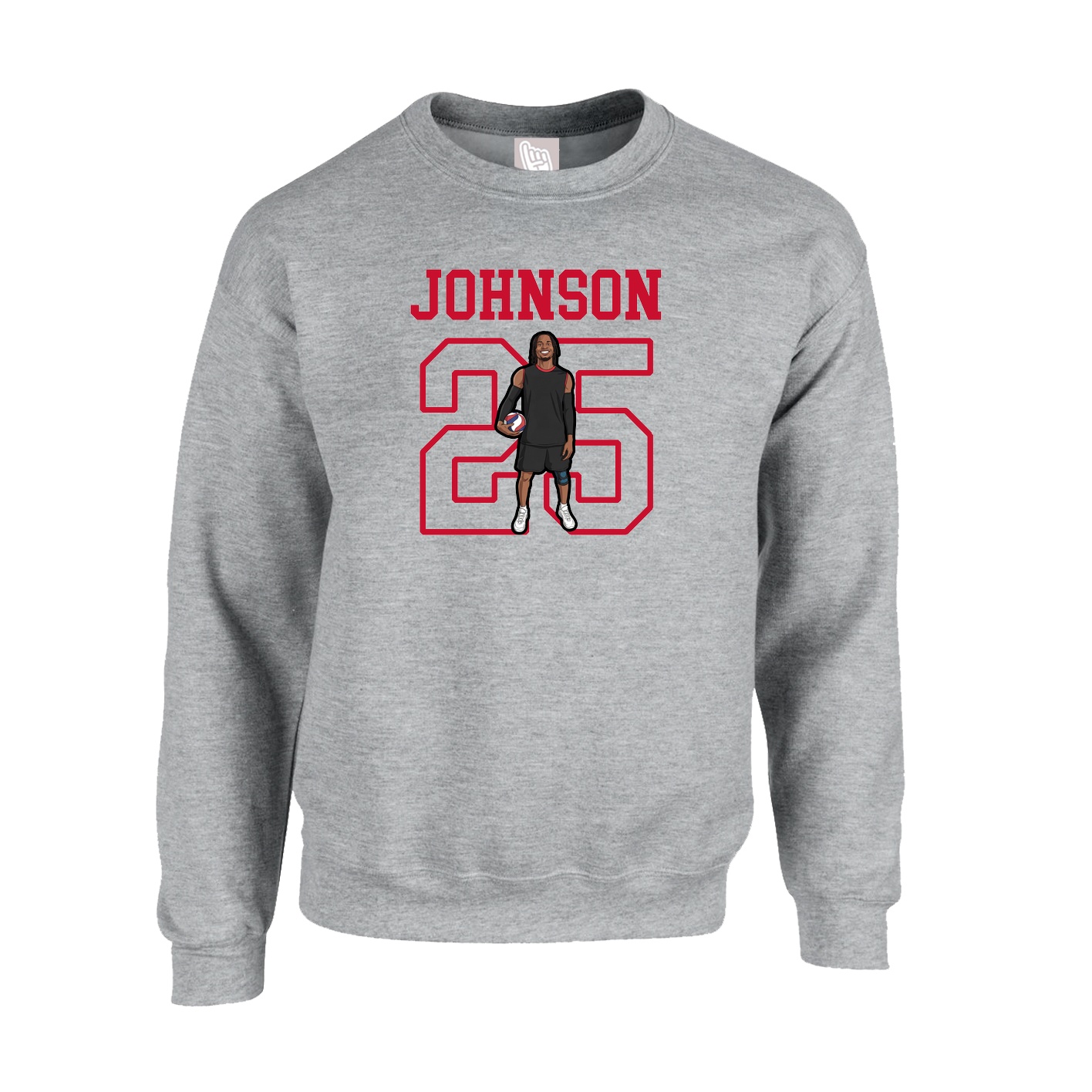 Fleece Crew — Shirsey in Grey