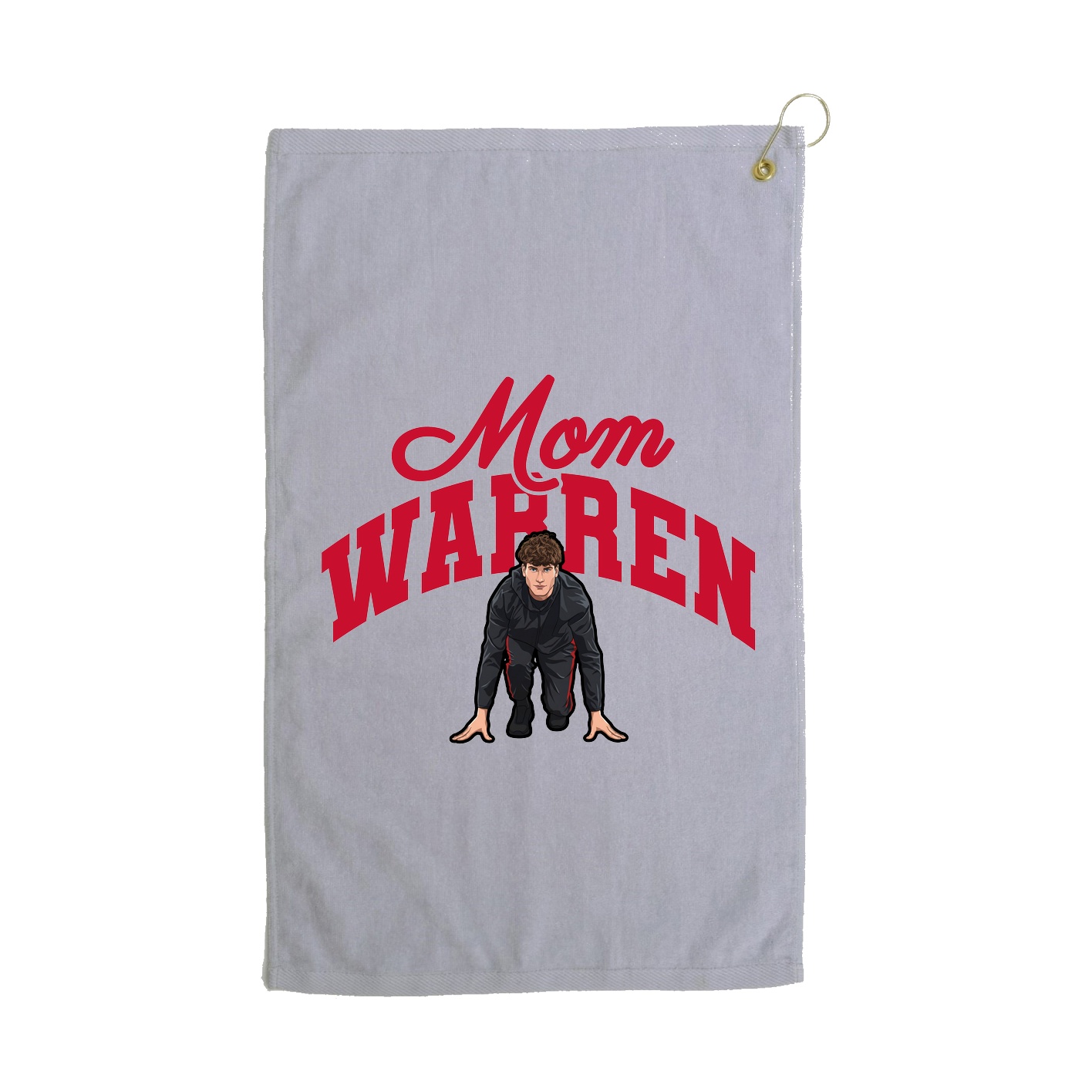 Golf Towel — Mothers Day Arch in Grey