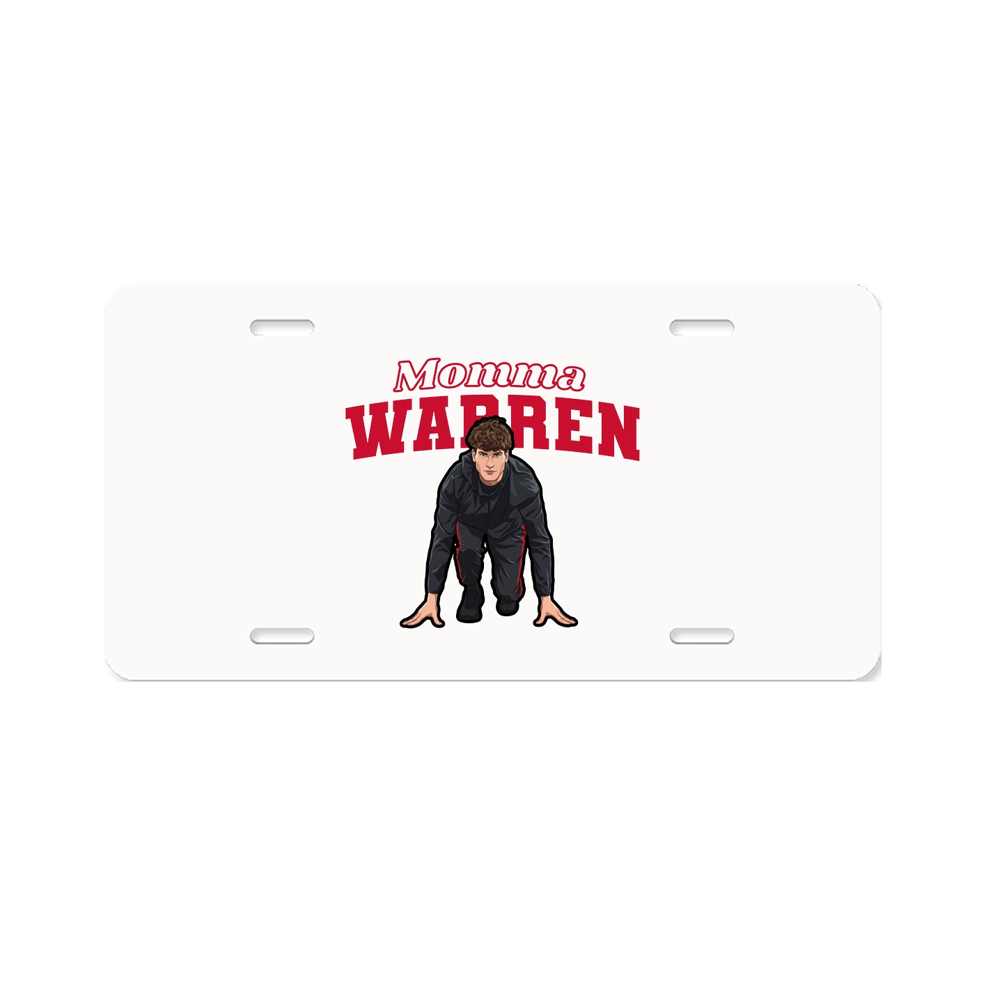 License Plate — Mothers Day Block in Classic