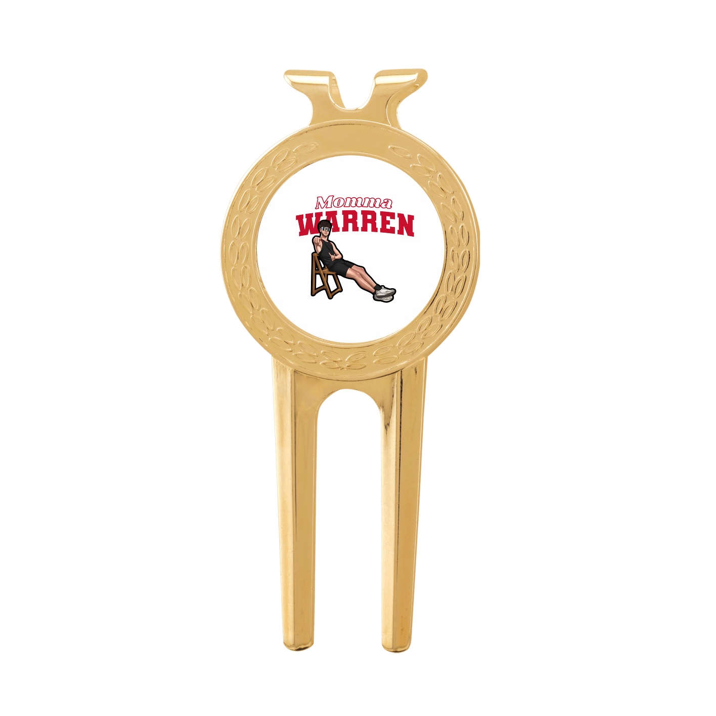 Divot Tool with Ball Marker — Mothers Day Block in Classic
