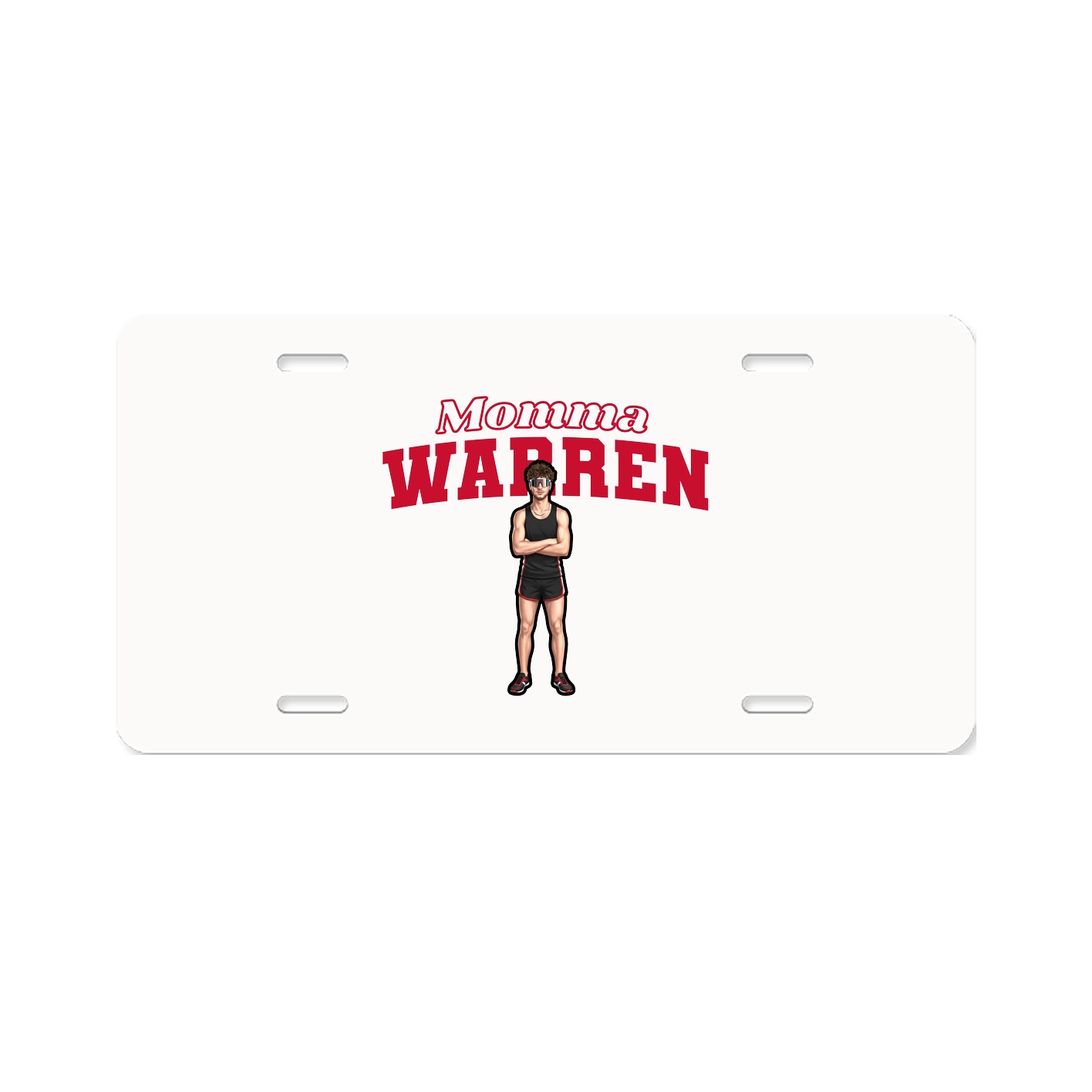 License Plate — Mothers Day Block in Classic