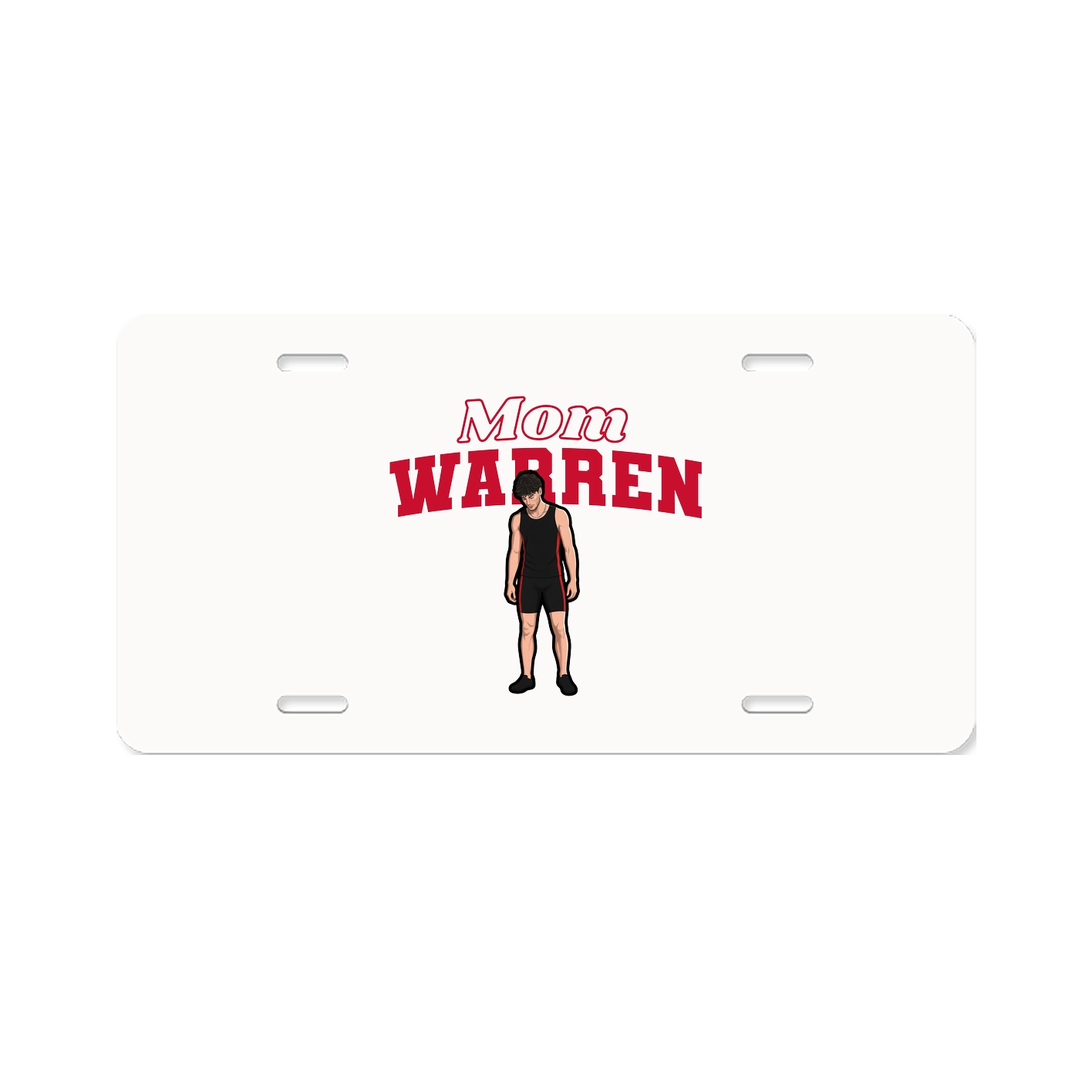 License Plate — Mothers Day Block in Classic