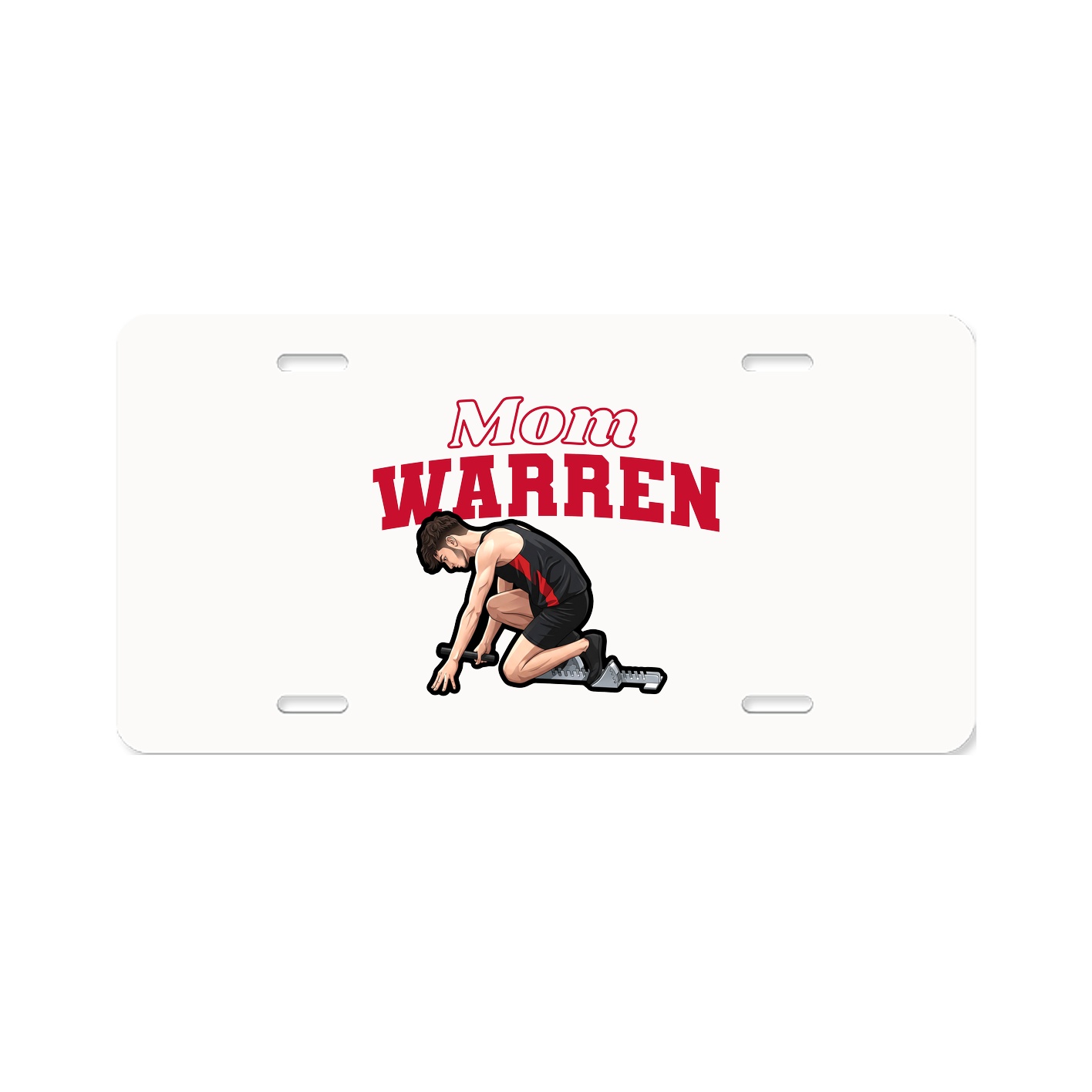 License Plate — Mothers Day Block in Classic