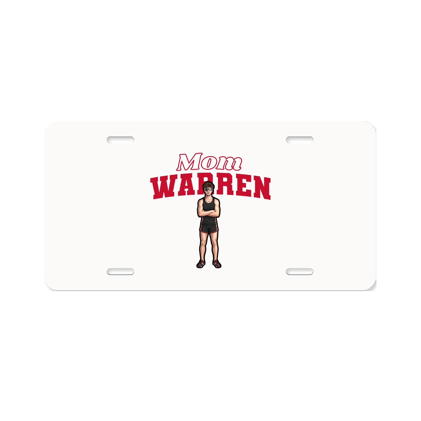 License Plate — Mothers Day Block in Classic
