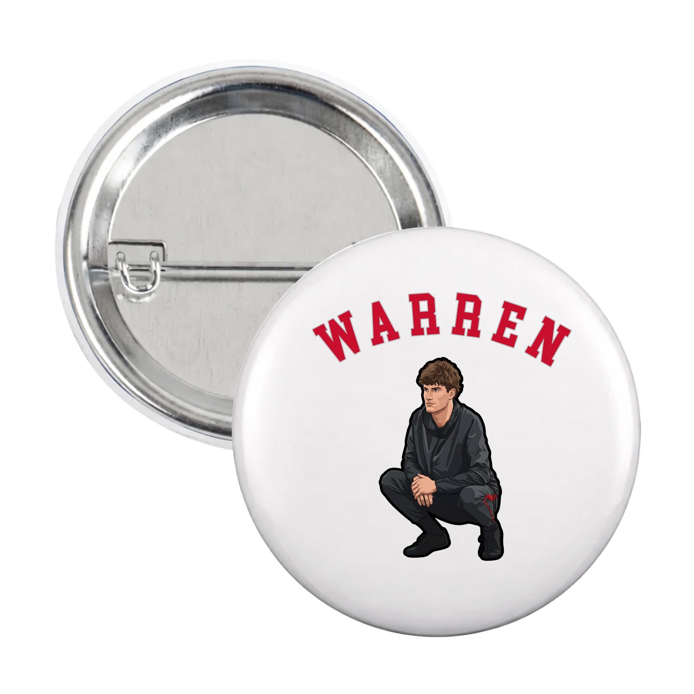 Game Day Button — Shirsey Arch in White