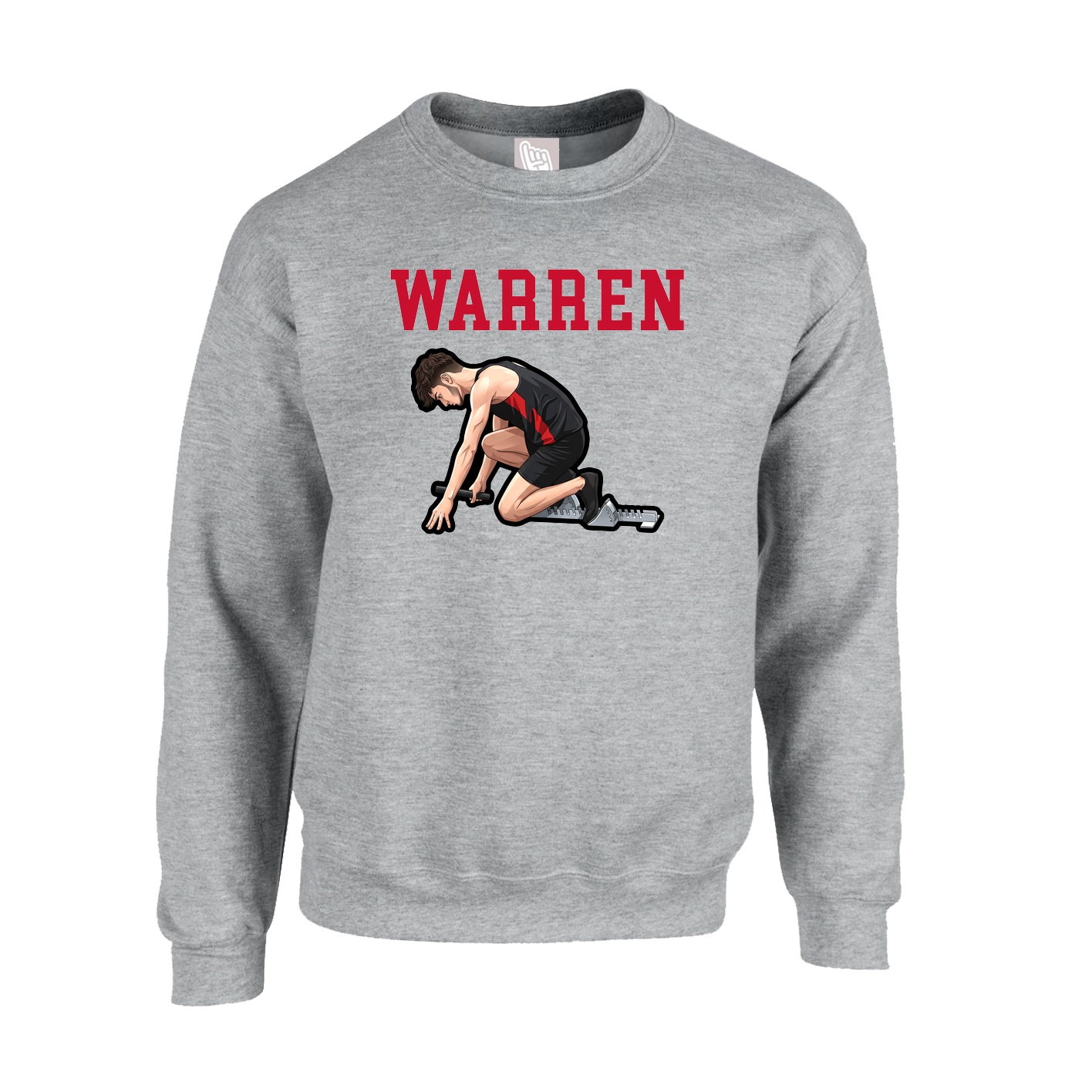 Fleece Crew — Shirsey in Grey