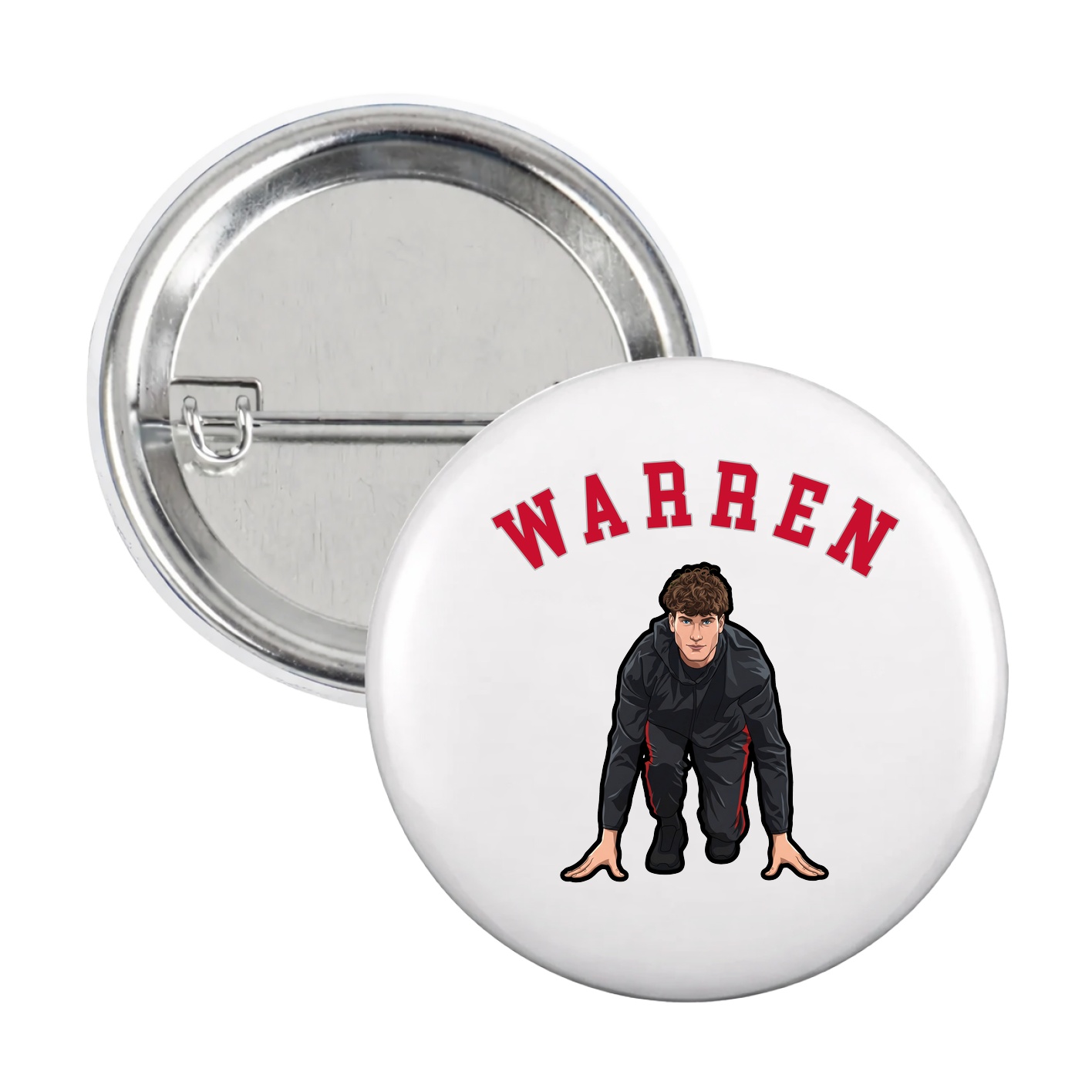 Game Day Button — Shirsey Arch in White