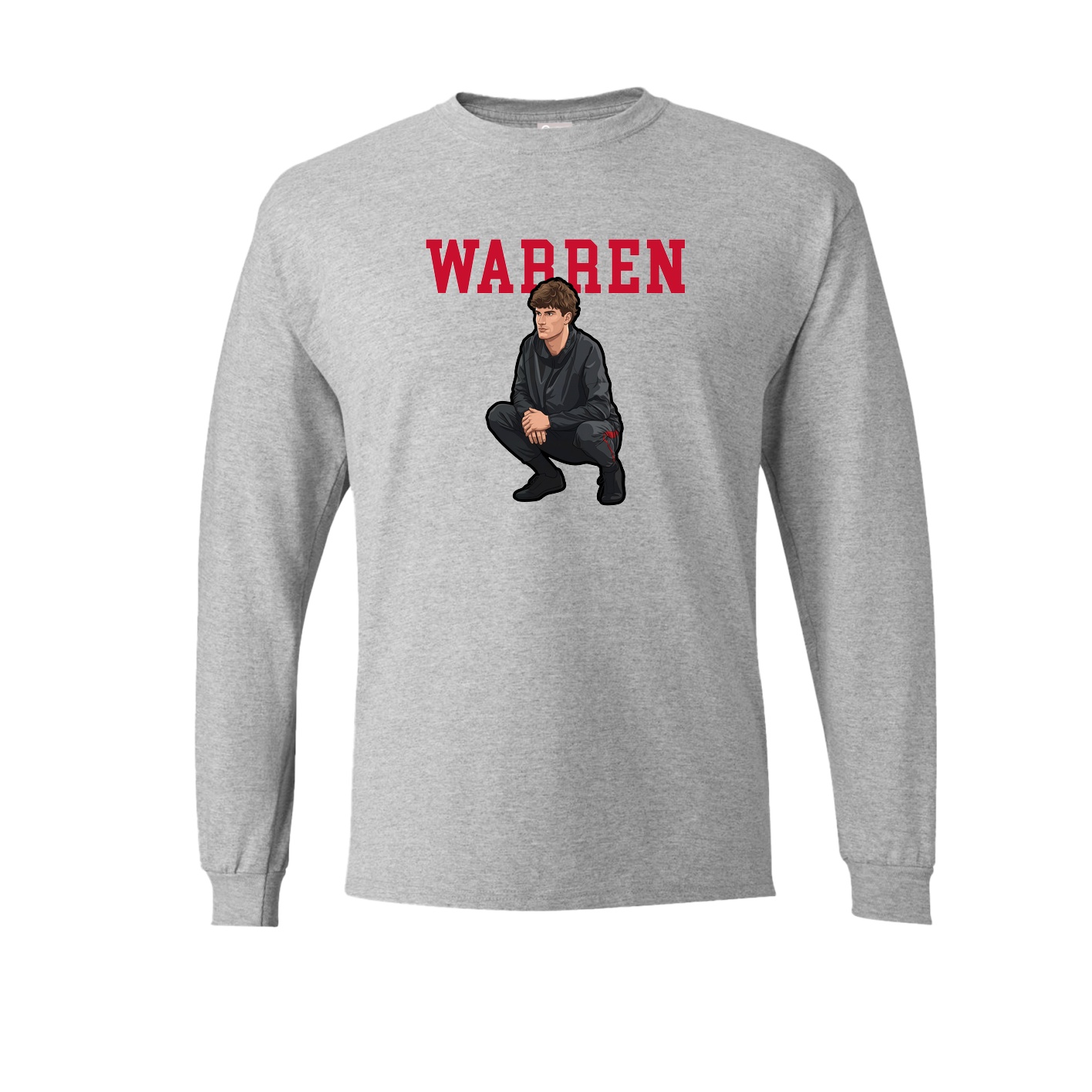 Long Sleeve Tee — Shirsey in Grey