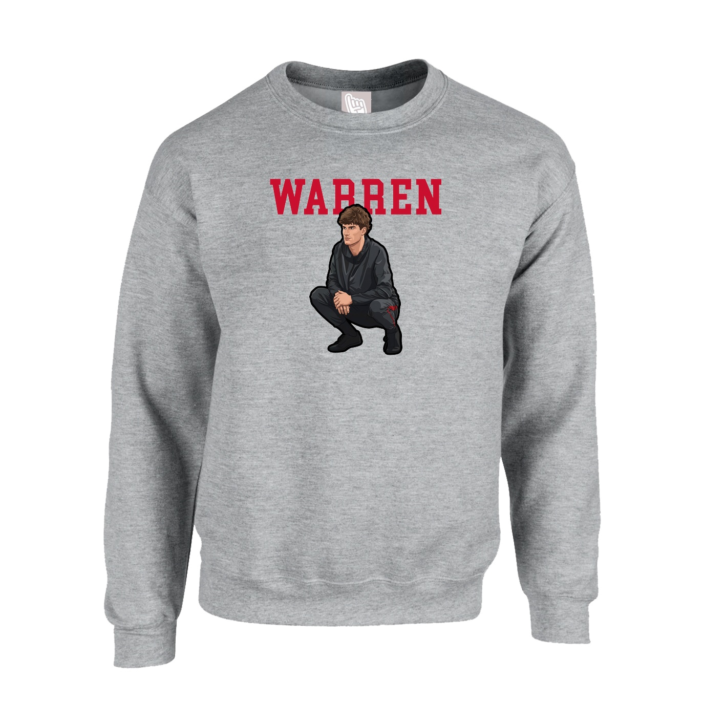 Fleece Crew — Shirsey in Grey