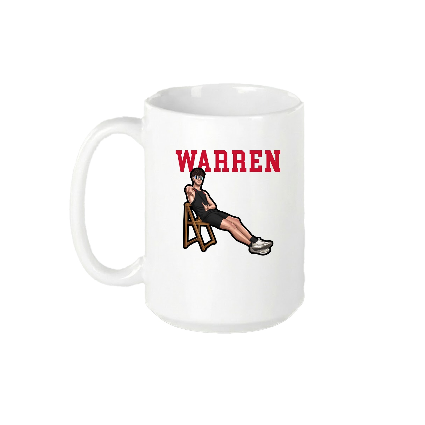 15oz Coffee Mug — Shirsey in White