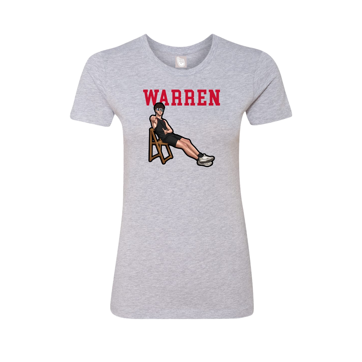 Fitted Women's Tee — Shirsey in Grey
