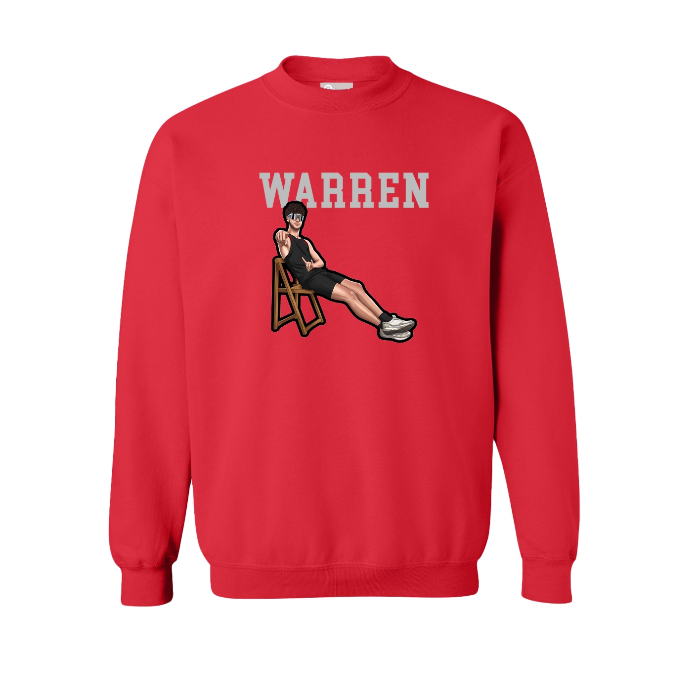 Fleece Crew — Shirsey in Red