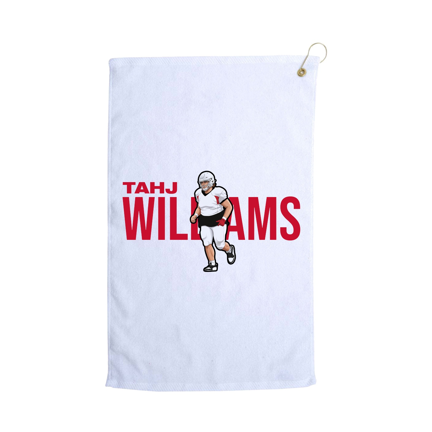 Golf Towel — Player Name in White