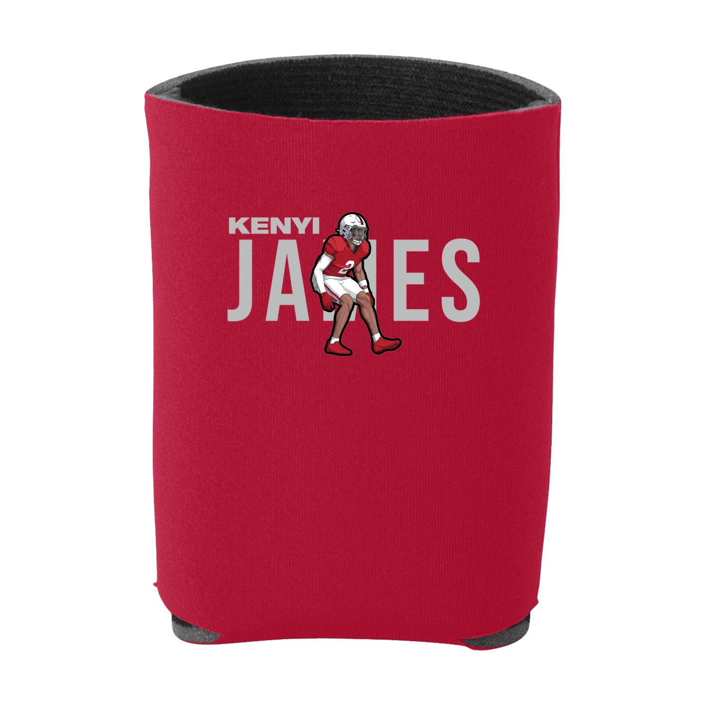 Can Holder — Player Name in Red