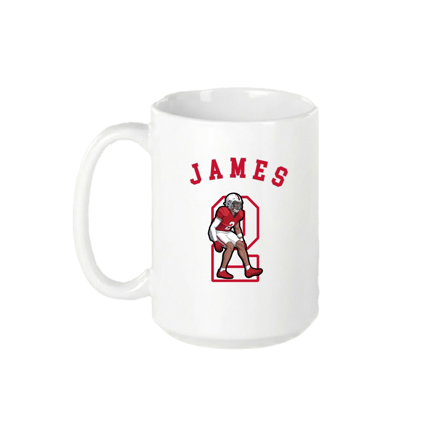 15oz Coffee Mug — Shirsey Arch in White