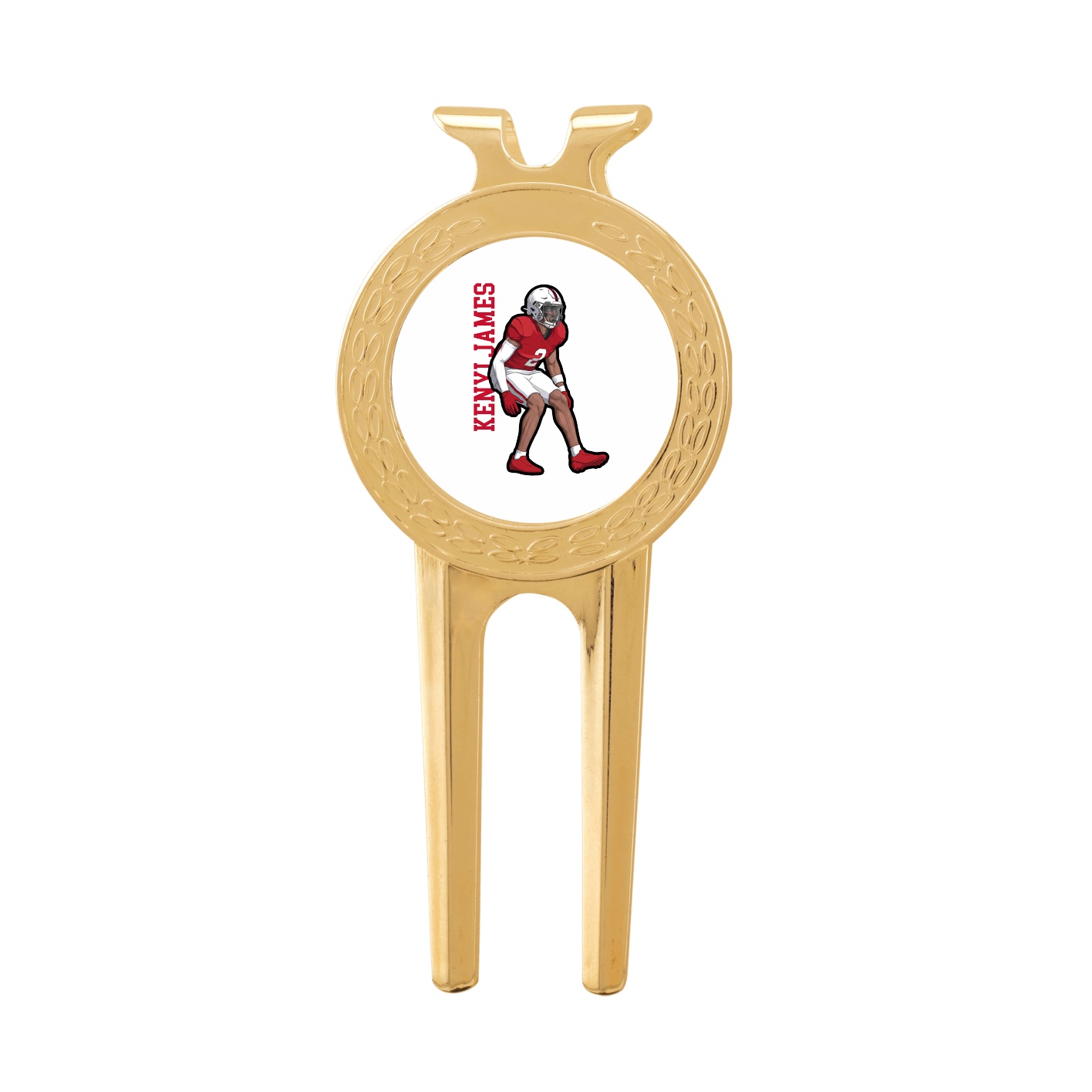 Divot Tool with Ball Marker — Name Vertical in Classic