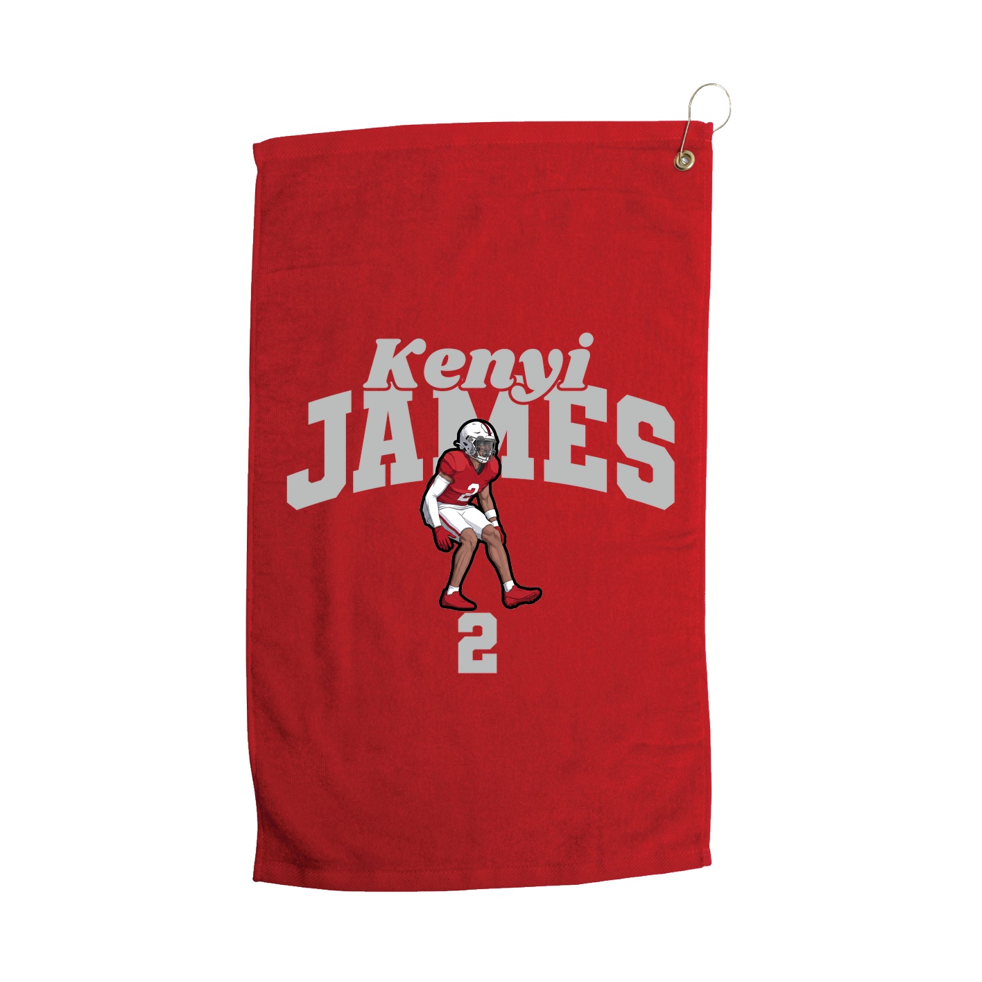 Golf Towel — Signature Arch in Red