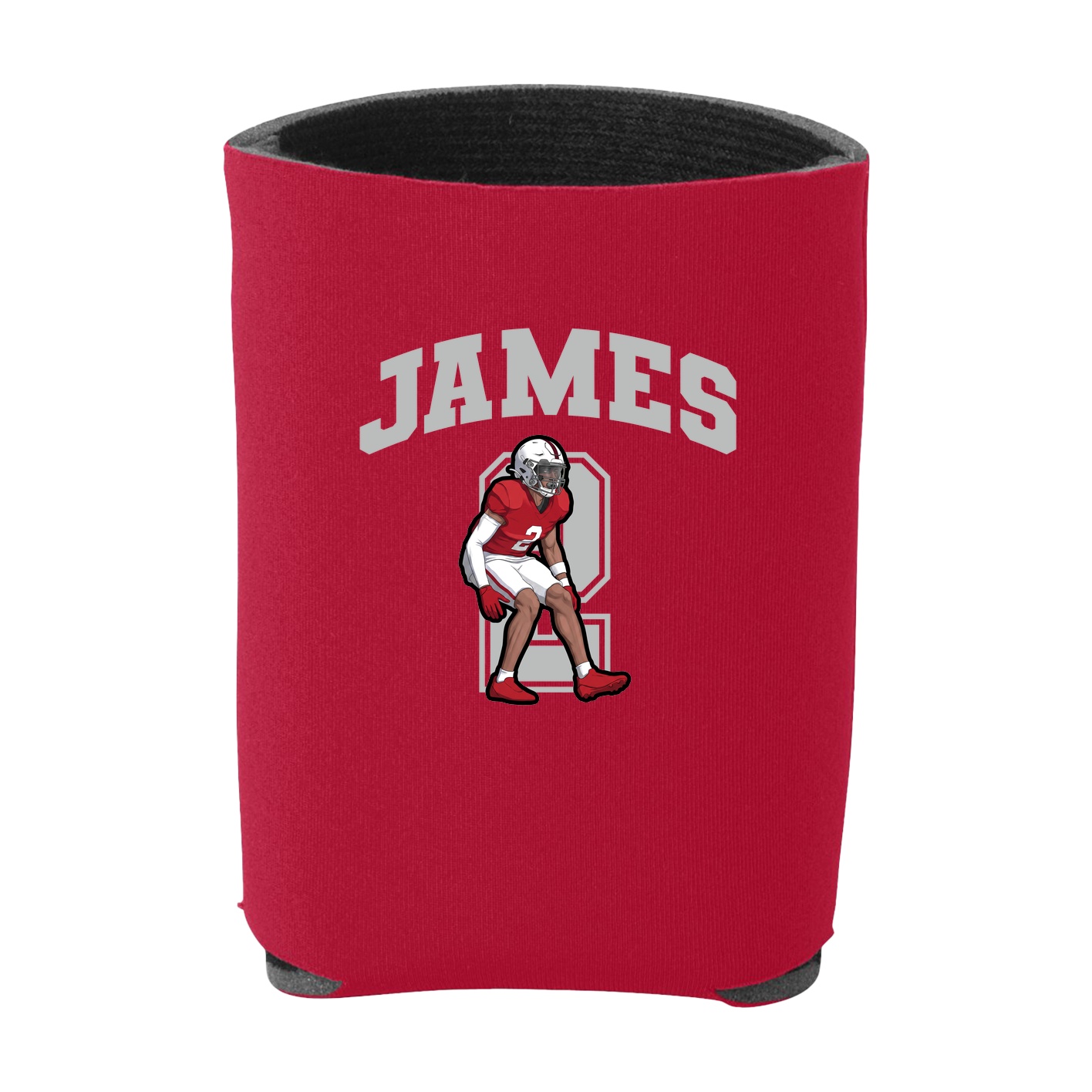 Can Holder — Number in Red