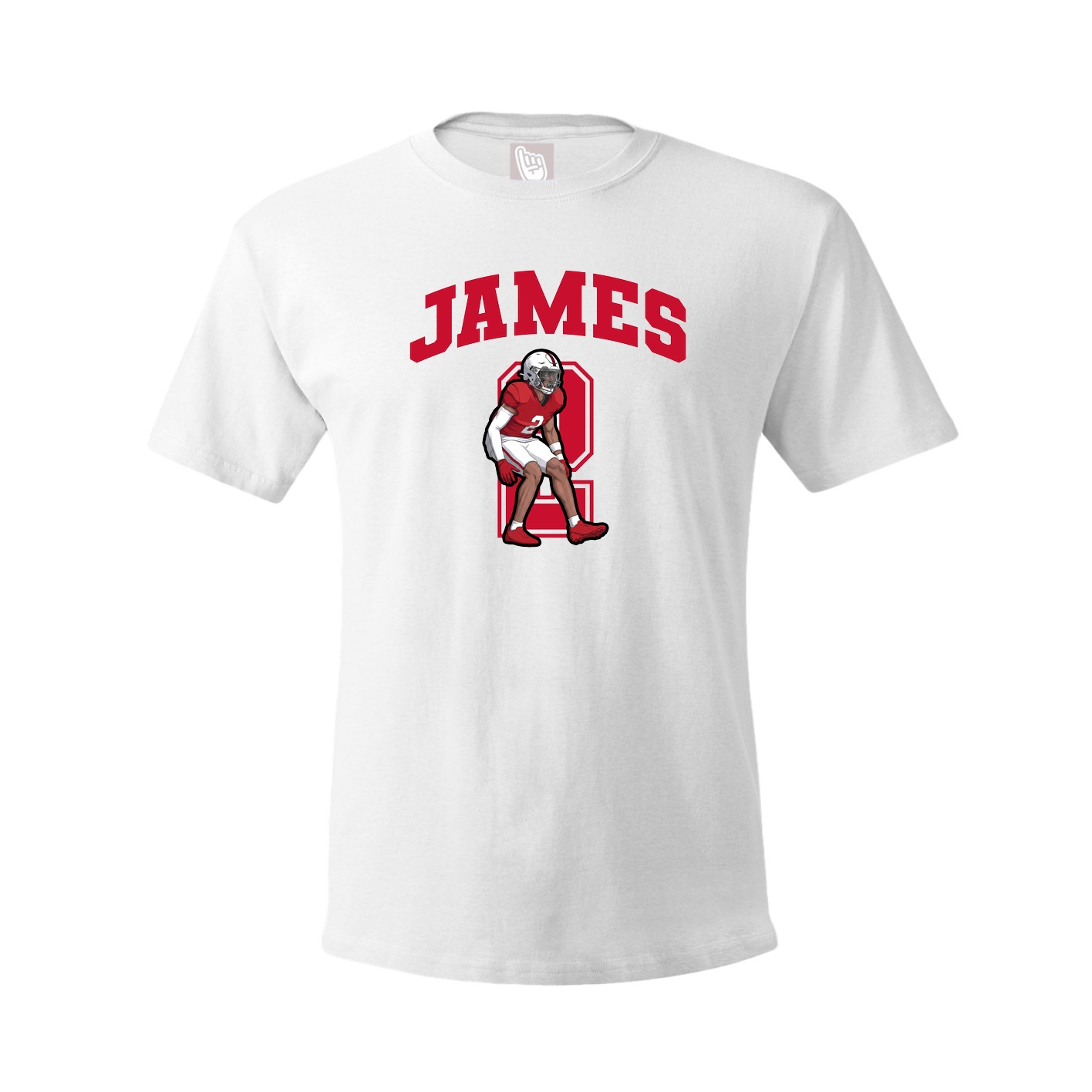 Tee — Number in White