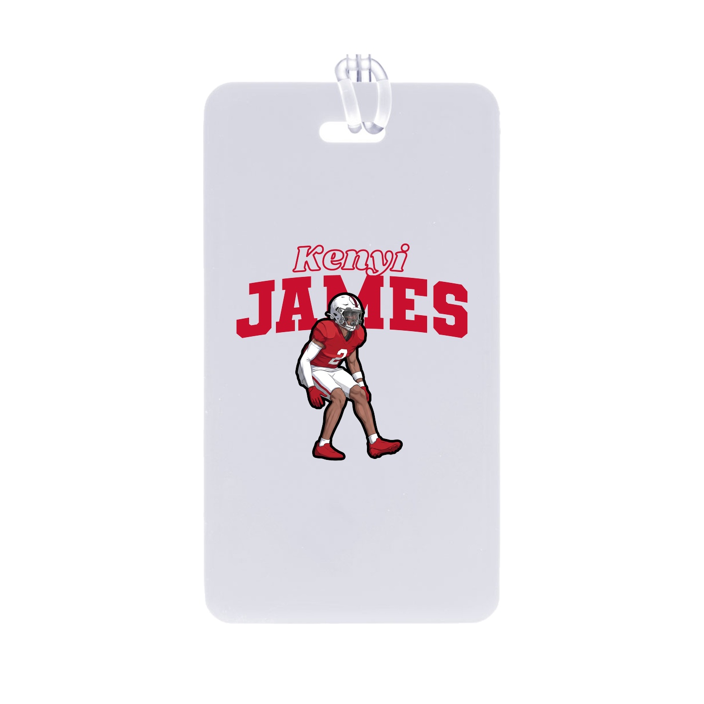 Bag Tag — Name Arch in Classic