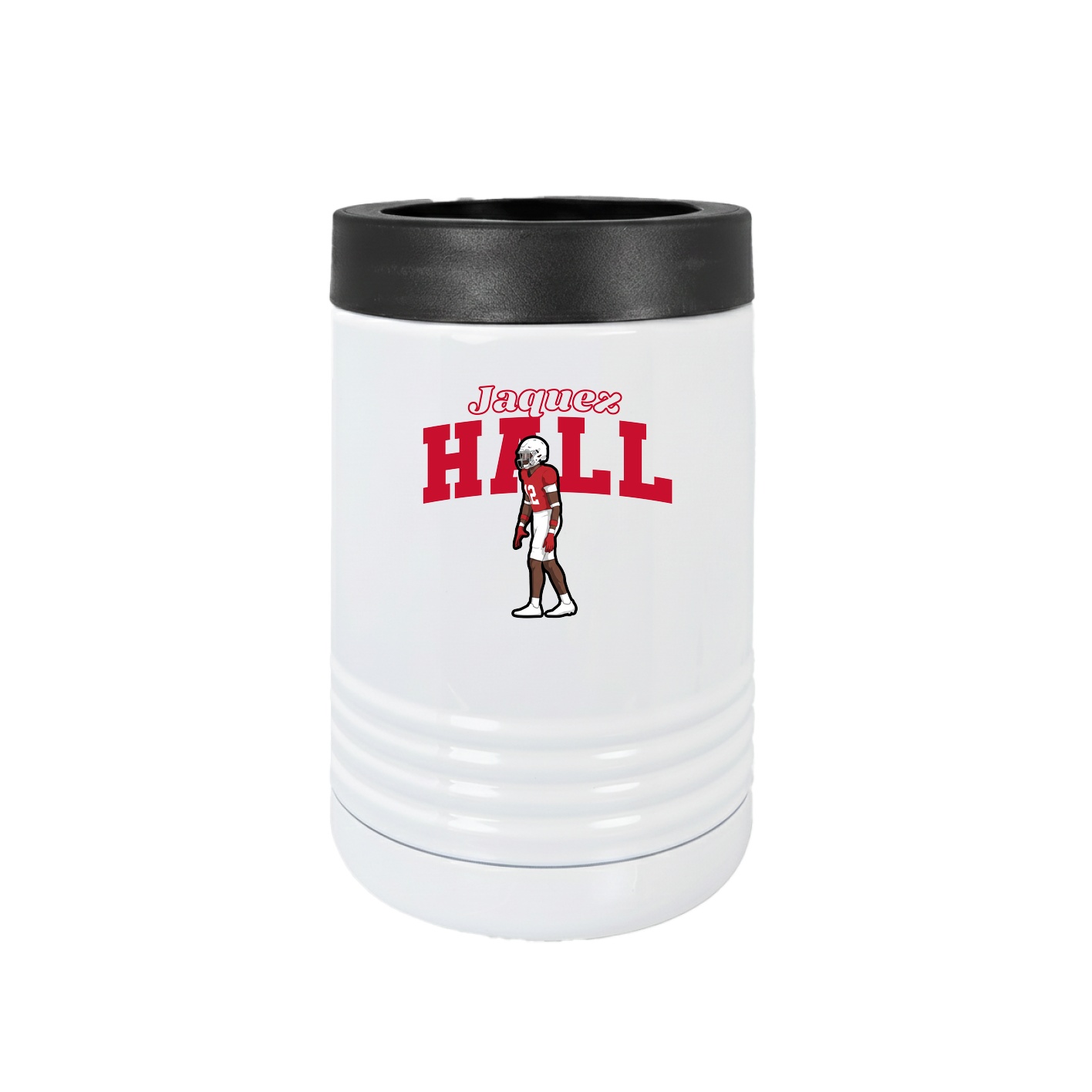 Beverage Holder — Name Arch in White
