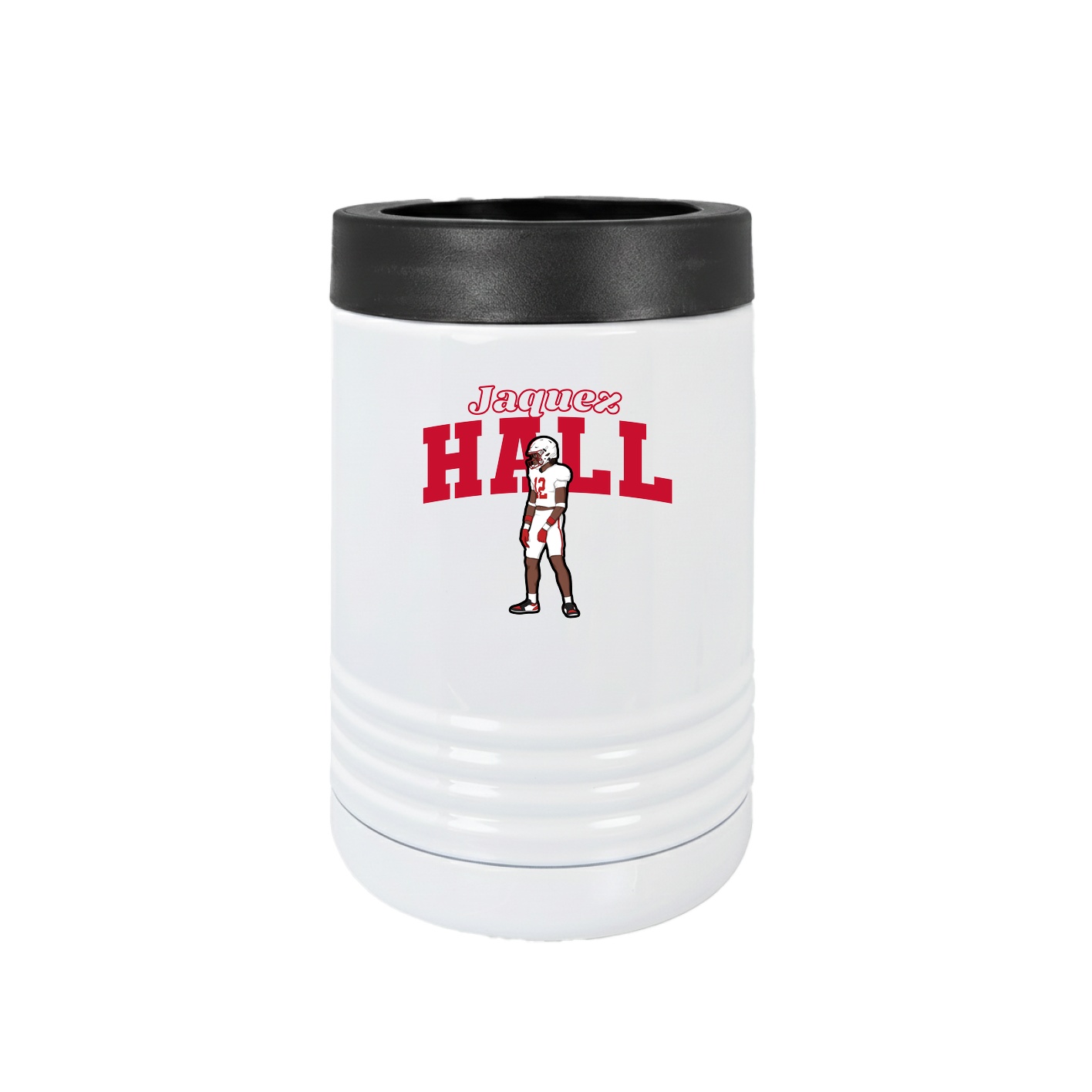Beverage Holder — Name Arch in White