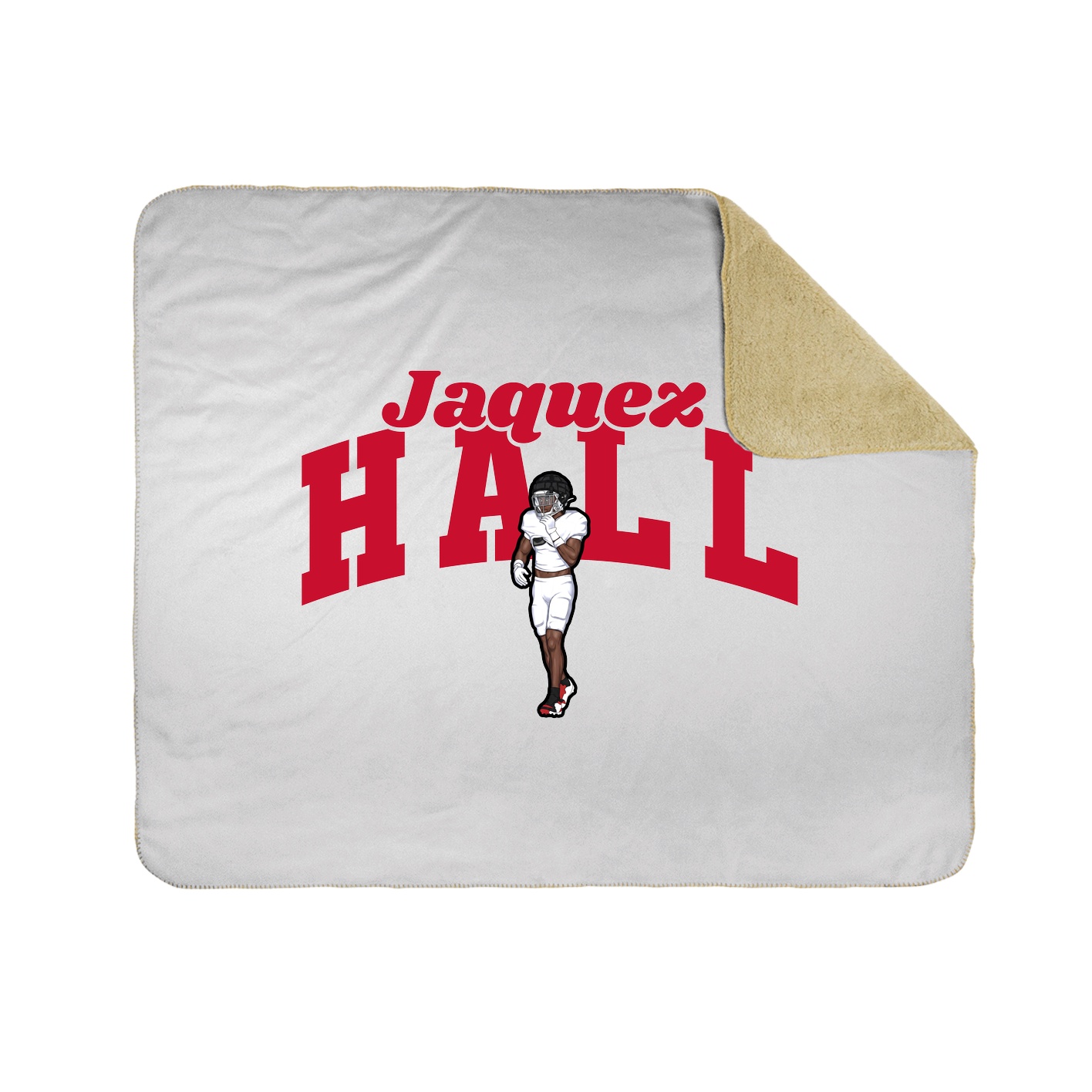 Throw Blanket — Signature Arch in White