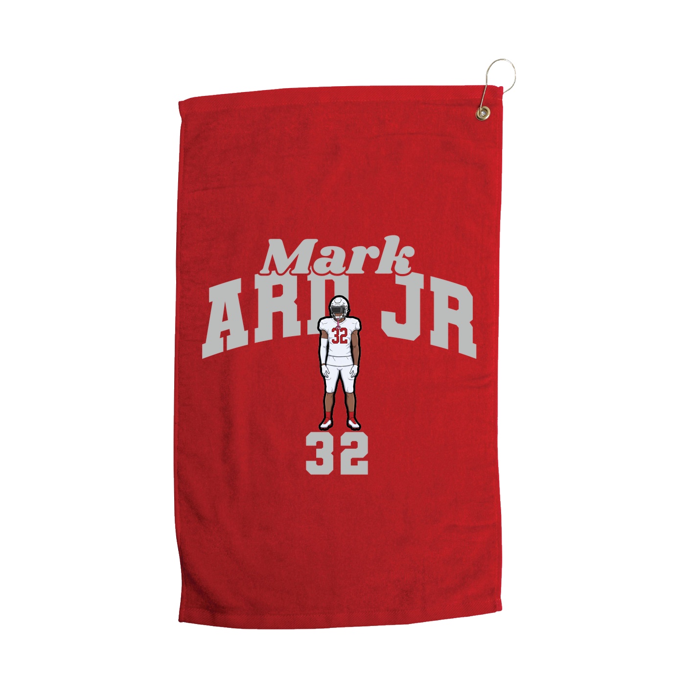 Golf Towel — Signature Arch in Red