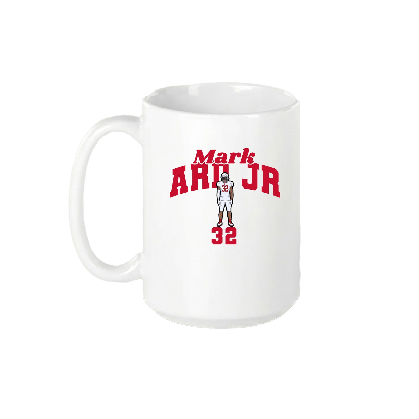 15oz Coffee Mug — Signature Arch in White