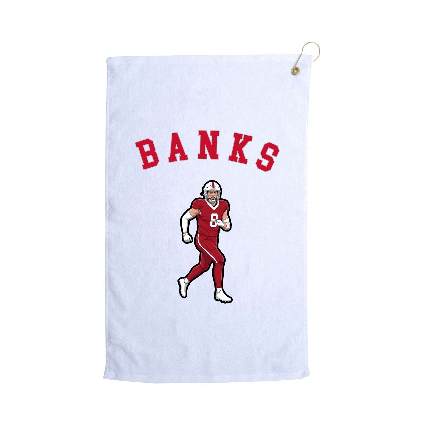 Golf Towel — Shirsey Arch in White