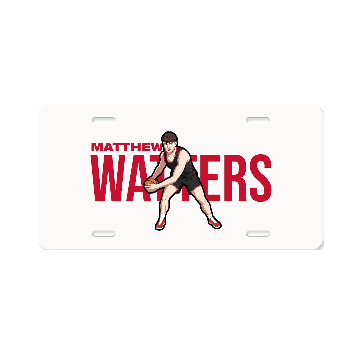 License Plate — Player Name in Classic