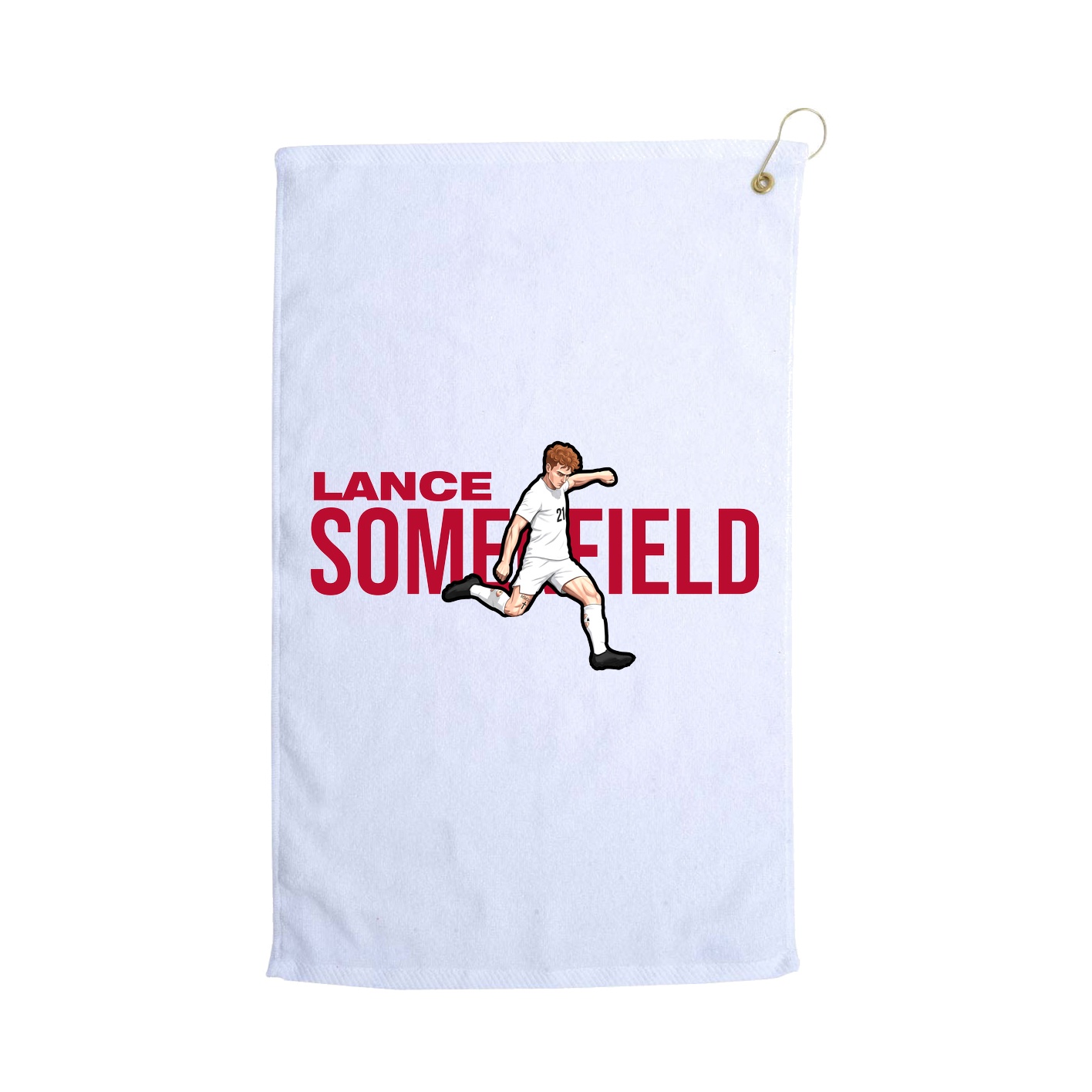 Golf Towel — Player Name in White