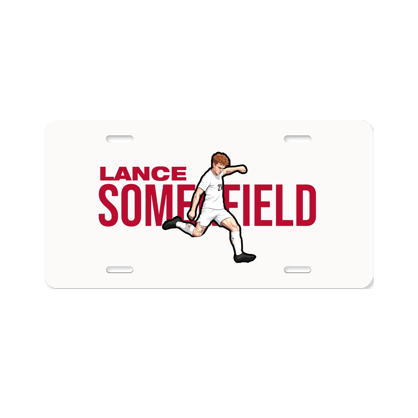 License Plate — Player Name in Classic