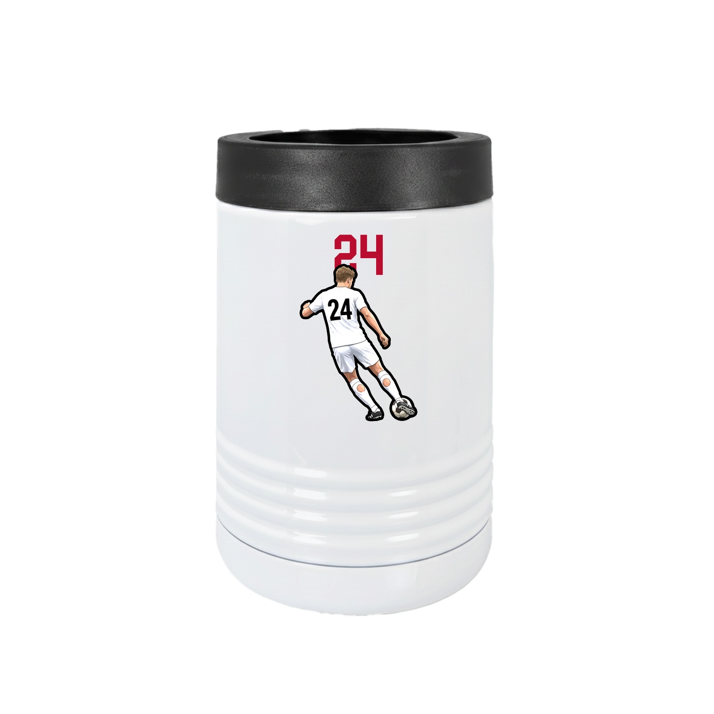Beverage Holder — Number Top in White