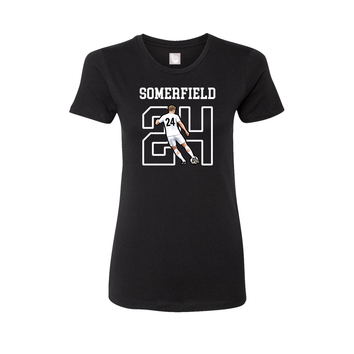 Fitted Women's Tee — Shirsey in Black