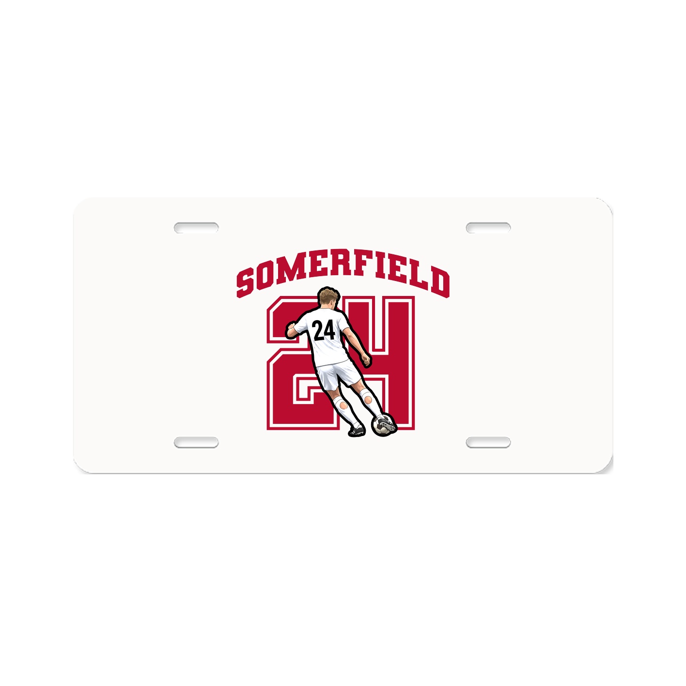 License Plate — Number in Classic