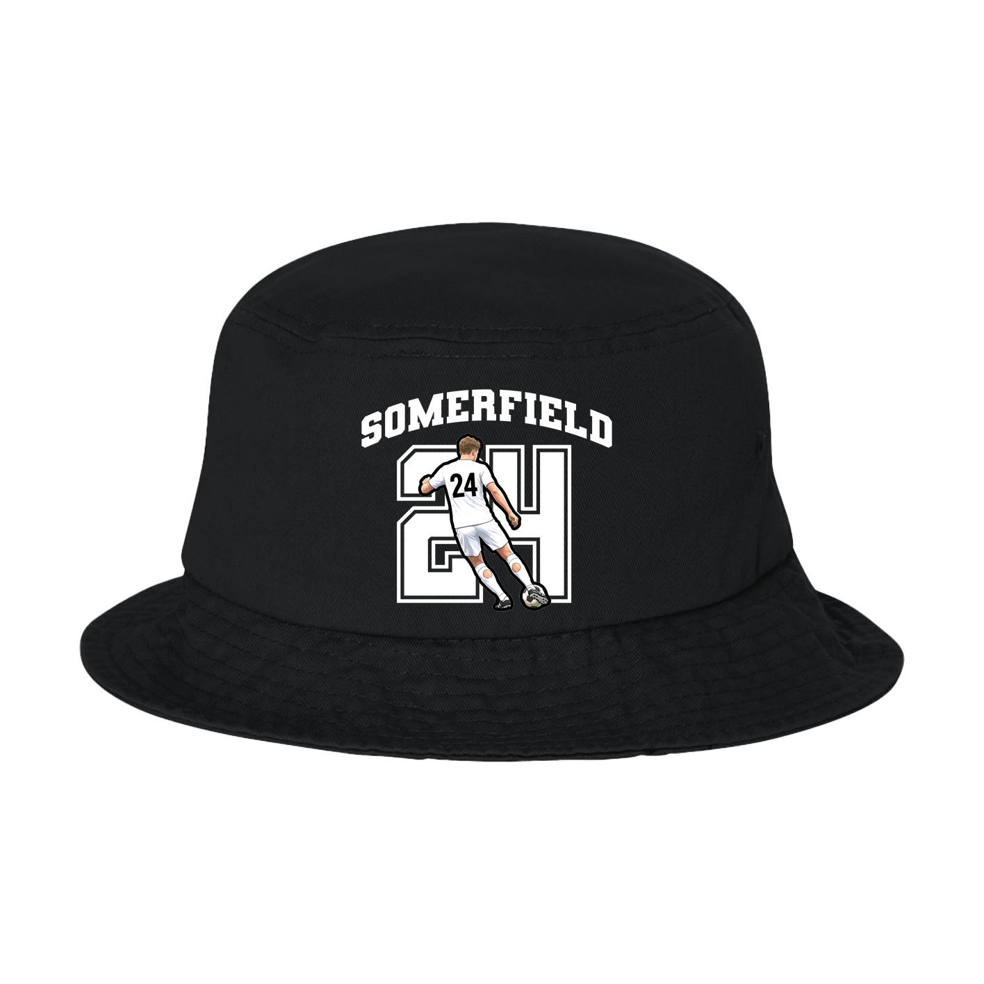 Bucket Cap — Number in Black