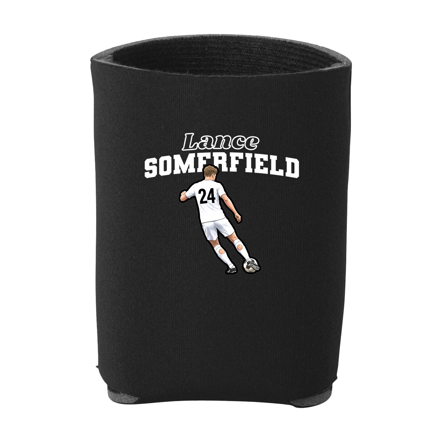 Can Holder — Name Arch in Black